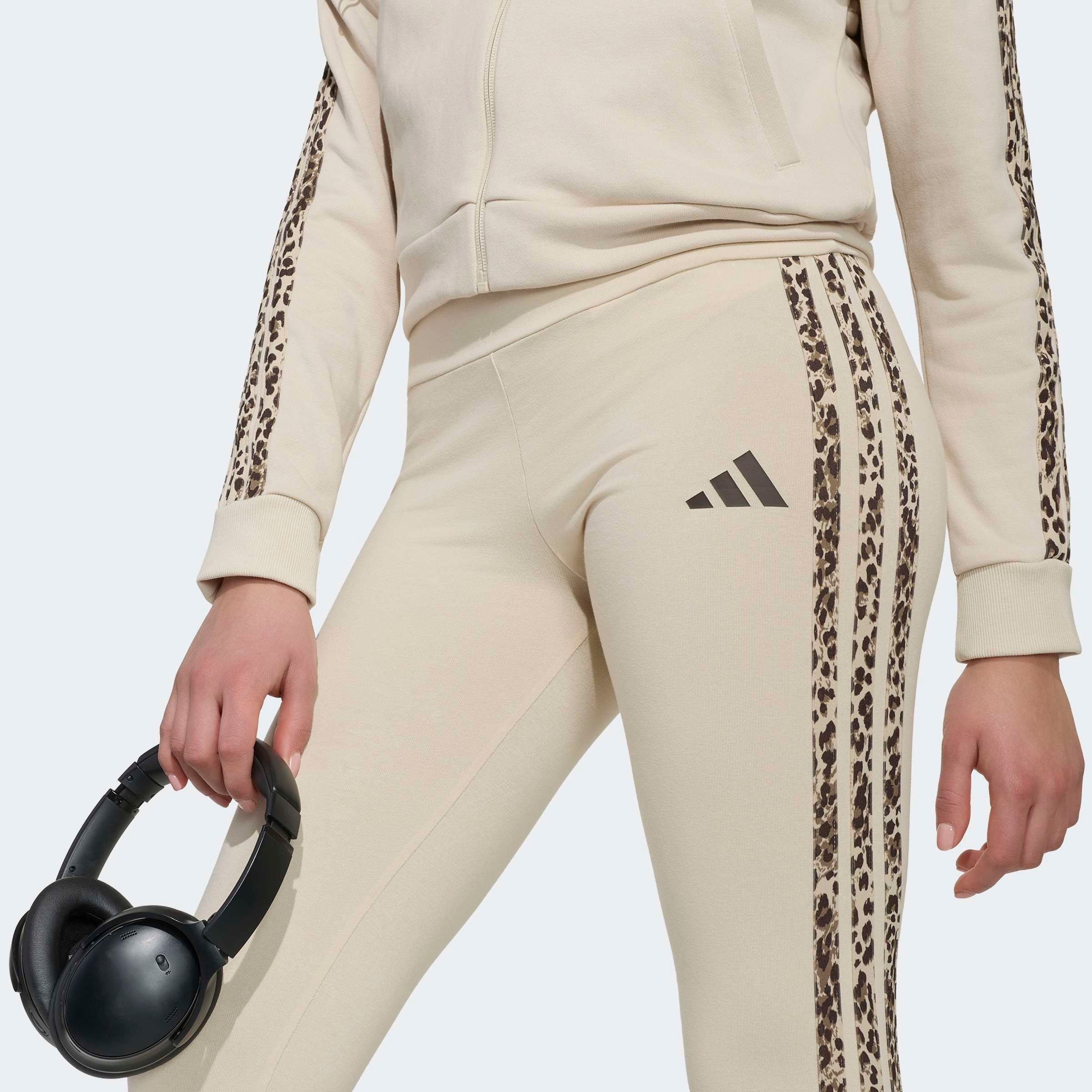 adidas Sportswear Leggings »ANIMAL«  pour enfants, style sportif, en coton et élasthanne