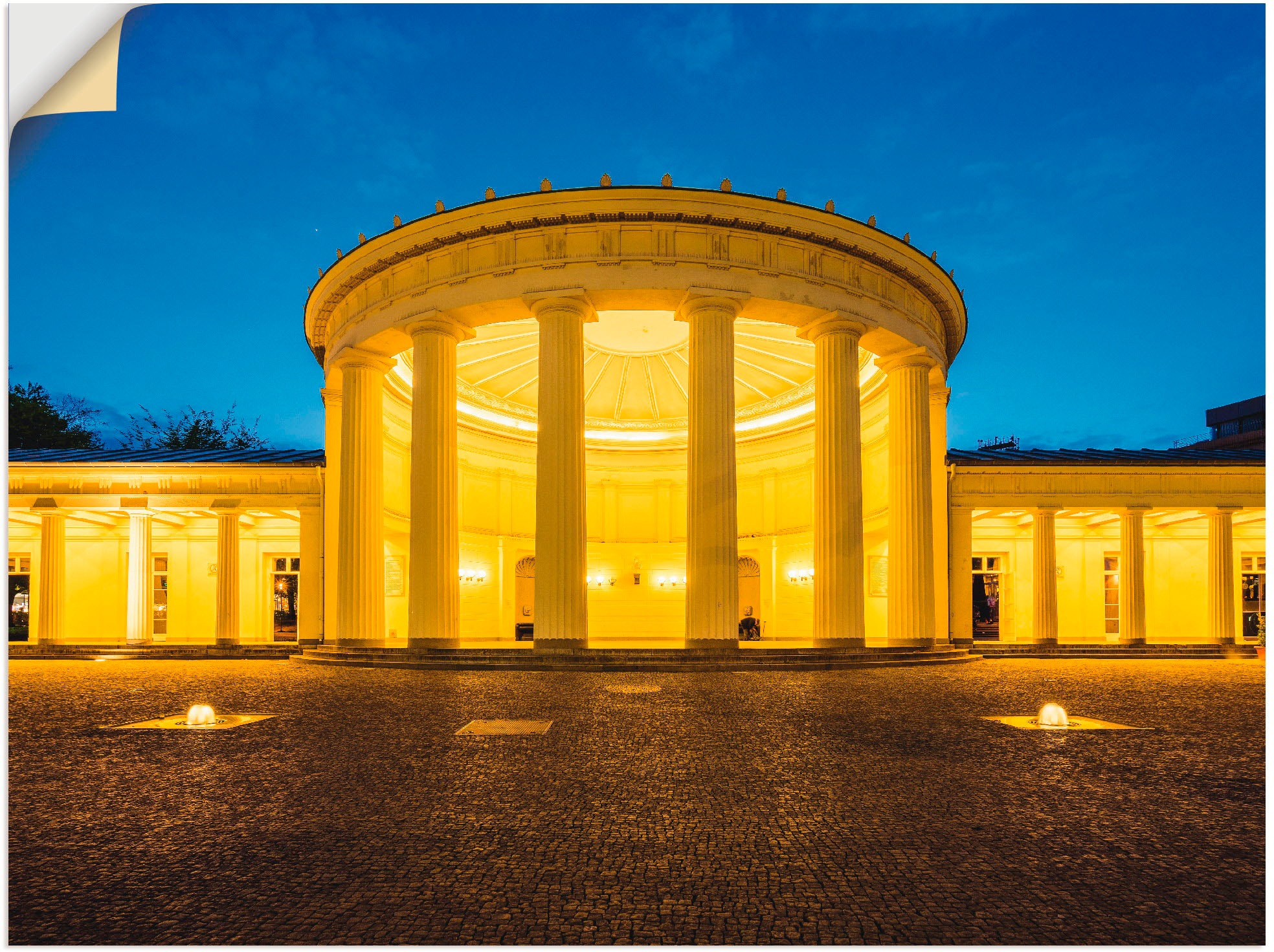 Image of Artland Wandbild »Elisenbrunnen Aachen«, Gebäude, (1 St.), in vielen Grössen & Produktarten - Alubild / Outdoorbild für den Aussenbereich, Leinwandbild, Poster, Wandaufkleber / Wandtattoo auch für Badezimmer geeignet bei Ackermann Versand Schweiz