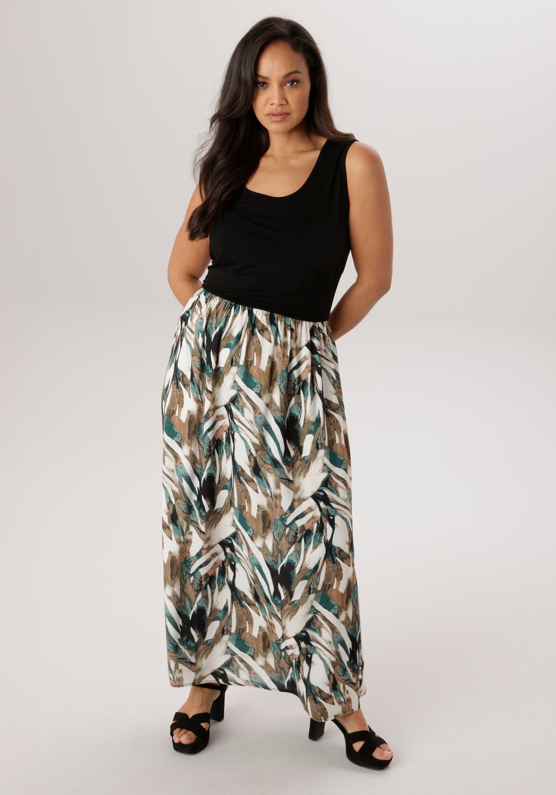 Image of Aniston PLUS Jerseykleid in 2-in-1-Optik