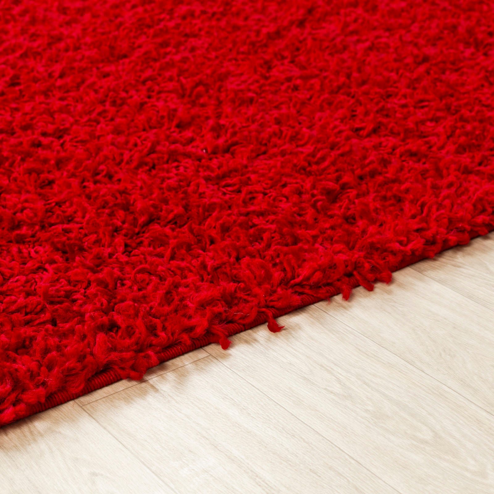 Surya Hochflor-Teppich »UNI CHIC 2309«, rechteckig, Flauschig, Langflor, Weich, Wohnzimmer Flurteppich, Rot