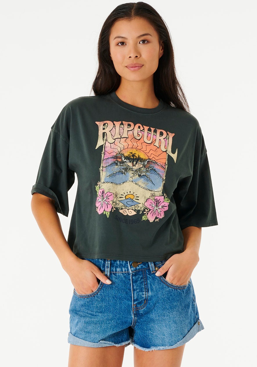 Rip Curl T-Shirt »BARRELLED HERITAGE CROP« kaufen