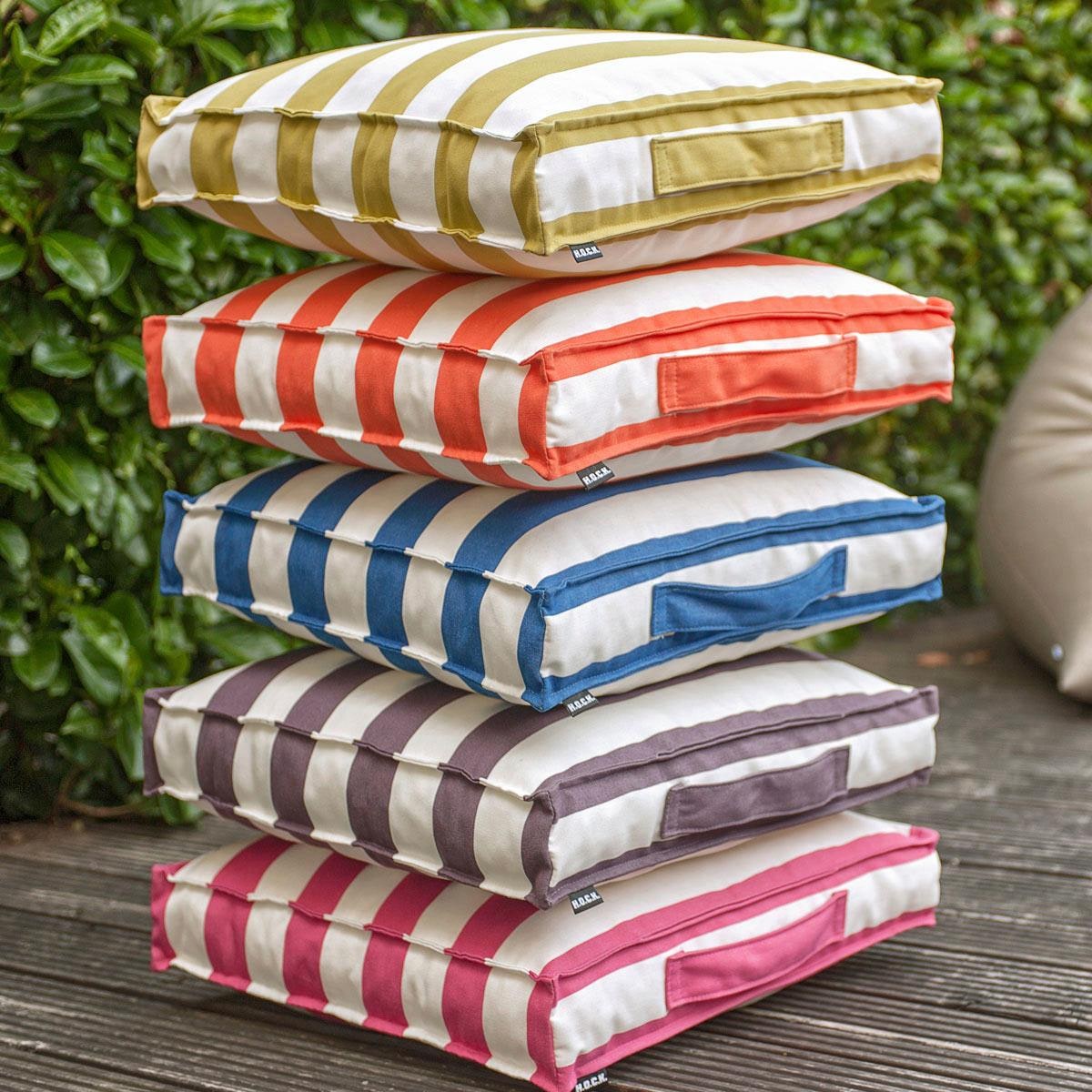 H.O.C.K. Sitzkissen »Classic Streifen Outdoor« wasser- und schmutzabweisend