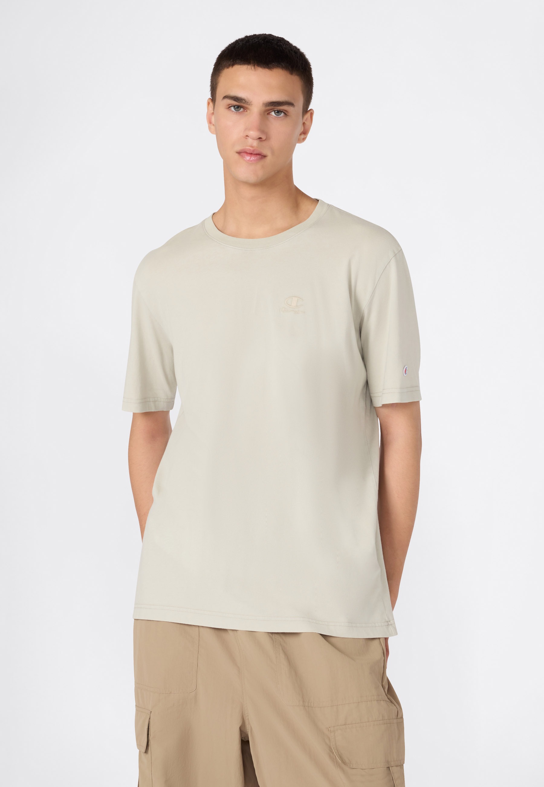 Image of Champion T-Shirt "ICONS Wash Crewneck T-Shirt"