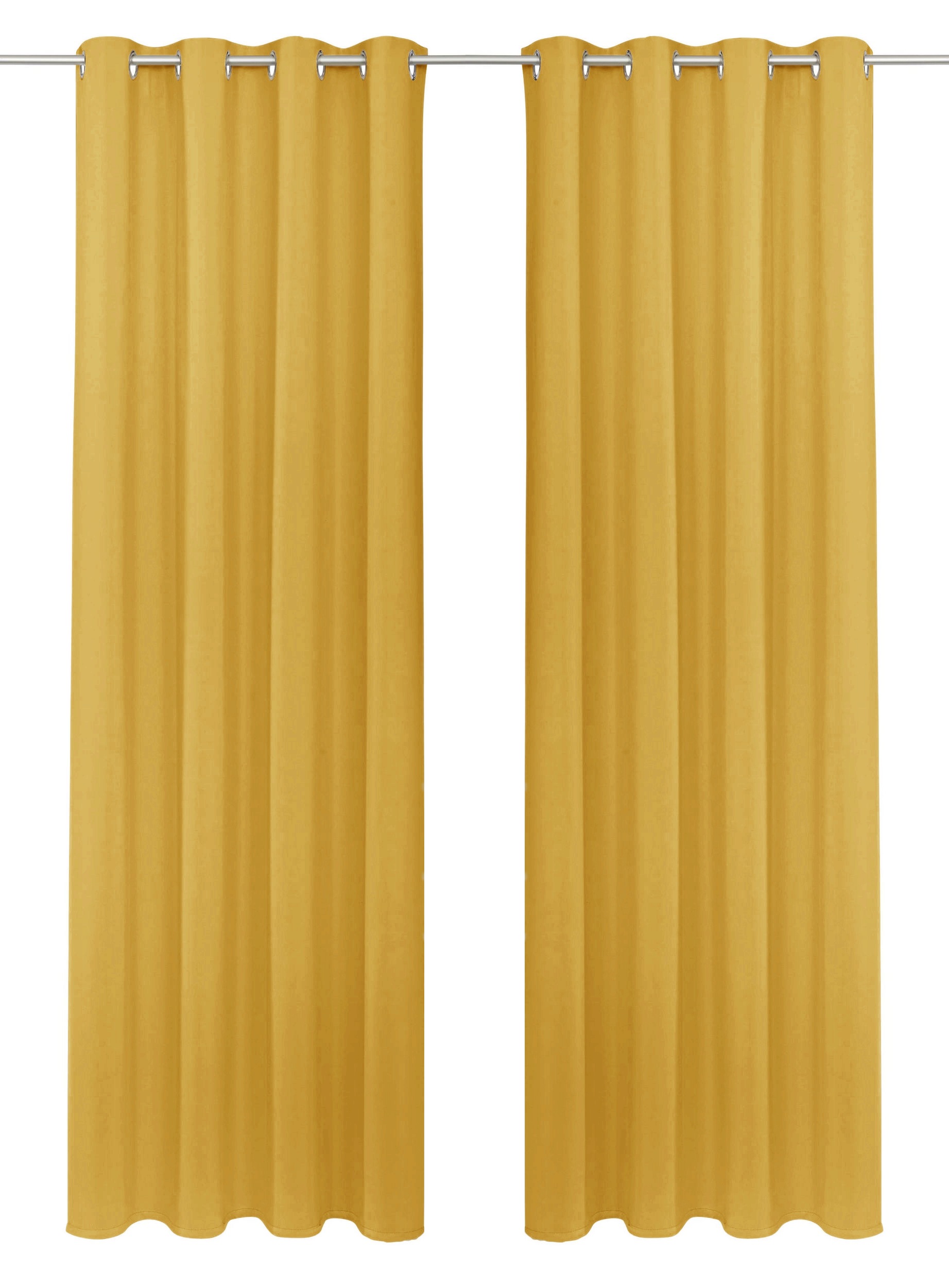 Image of GOODproduct Vorhang "SOLA" Ösen 1 Stk. tlg. blickdicht, Ösen-Aufhängung, wärmeabweisend, 1er oder 2er Set