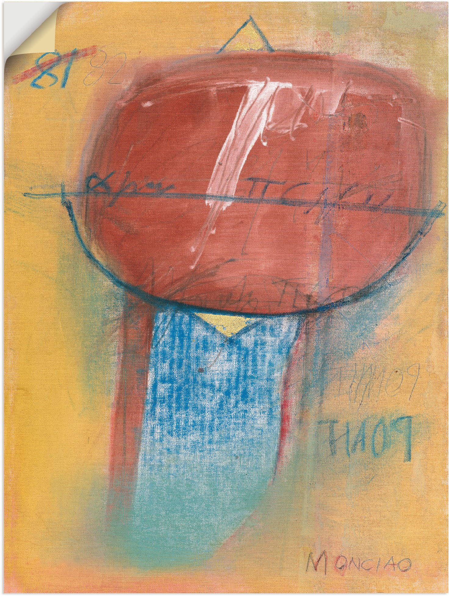 Image of Artland Wandbild »Ansicht«, Gegenstandslos, (1 St.), in vielen Grössen & Produktarten - Alubild / Outdoorbild für den Aussenbereich, Leinwandbild, Poster, Wandaufkleber / Wandtattoo auch für Badezimmer geeignet bei Ackermann Versand Schweiz