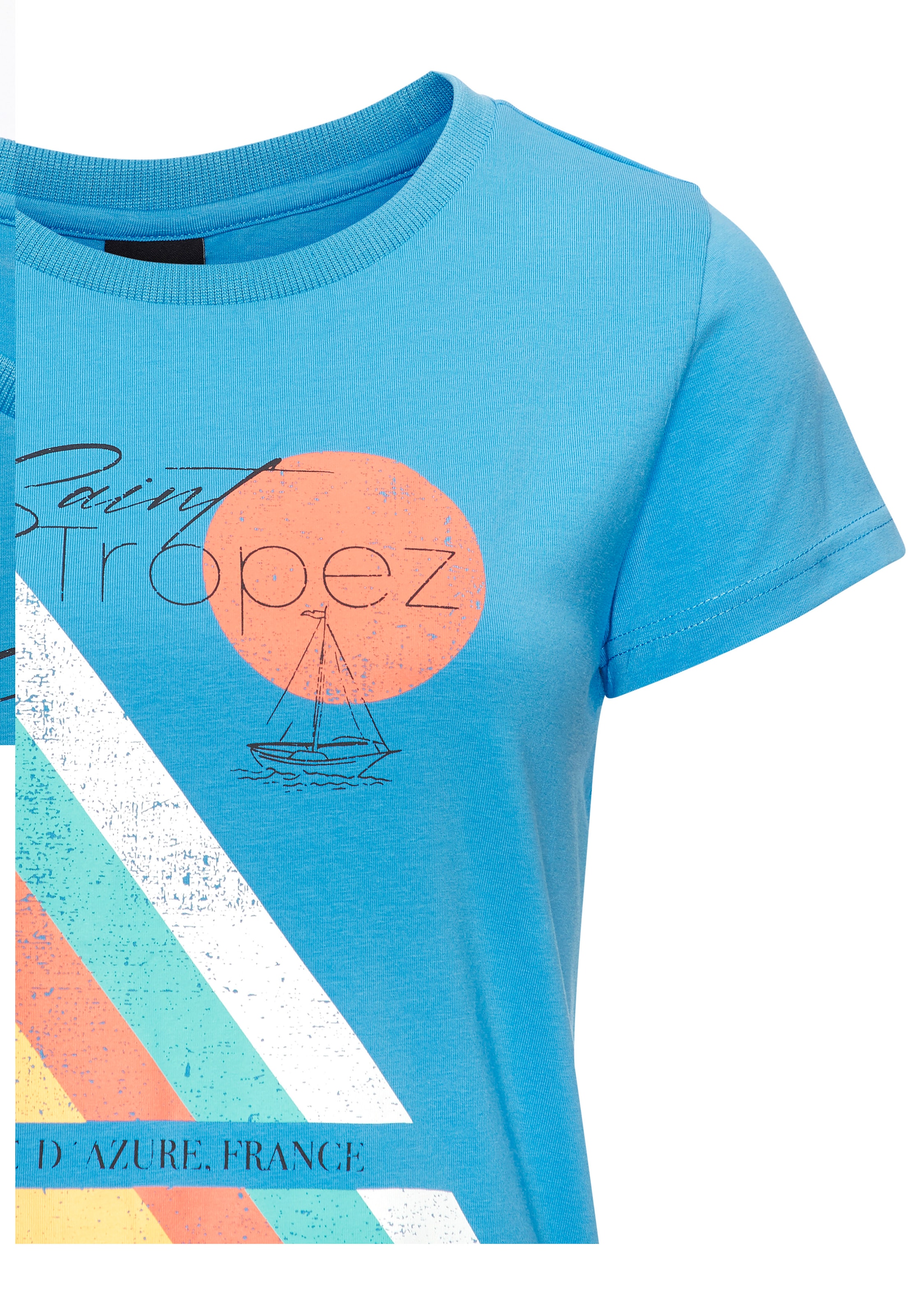 Bench. T-Shirt aus weicher Baumwoll-Qualität, Loungewear
