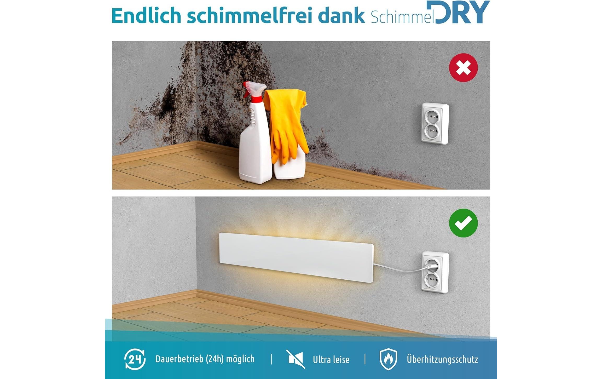 Technaxx Heizkörper »Schimmel Dry Set M1+M2 55 W«