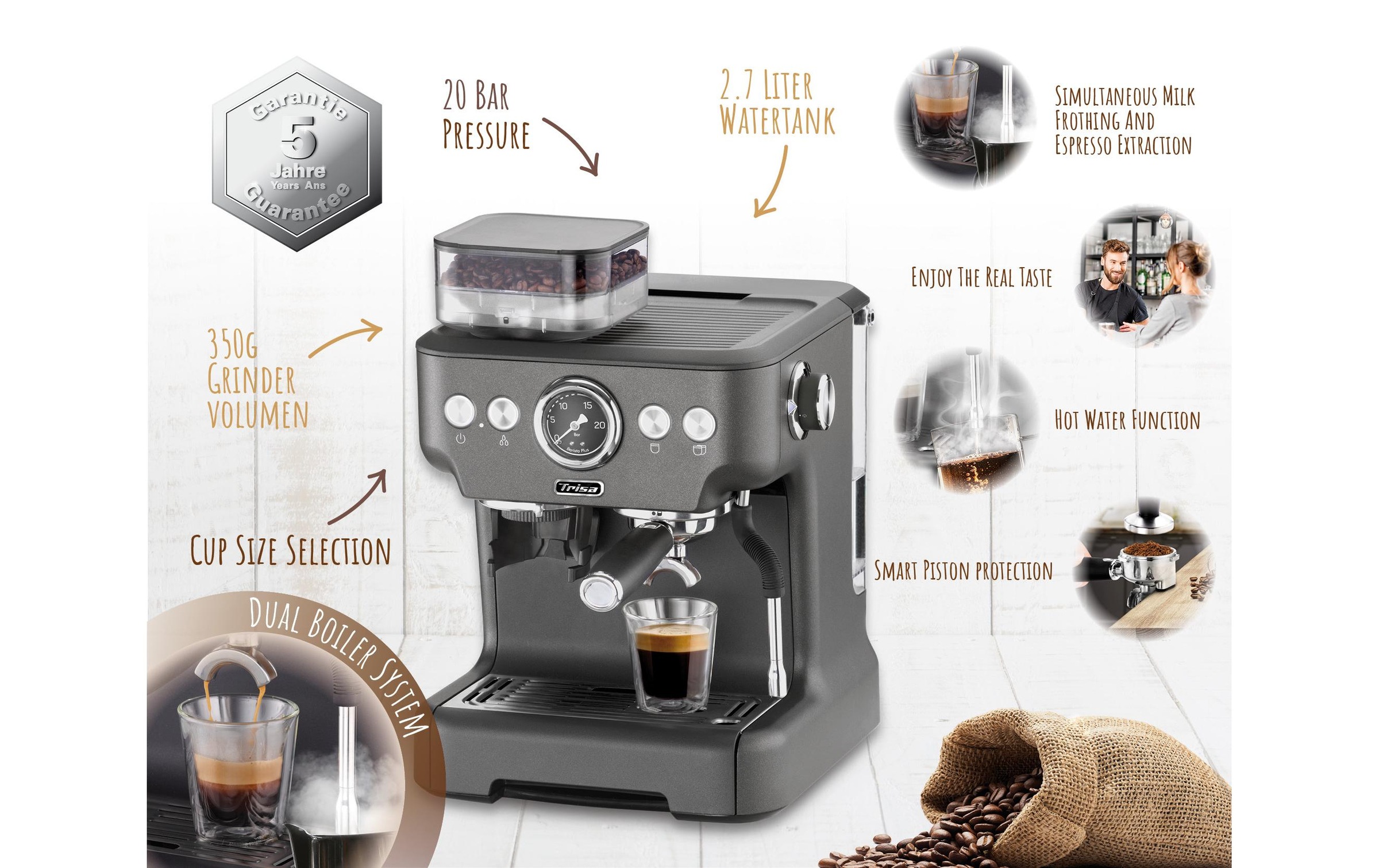 Trisa Siebträgermaschine »Barista Plus«