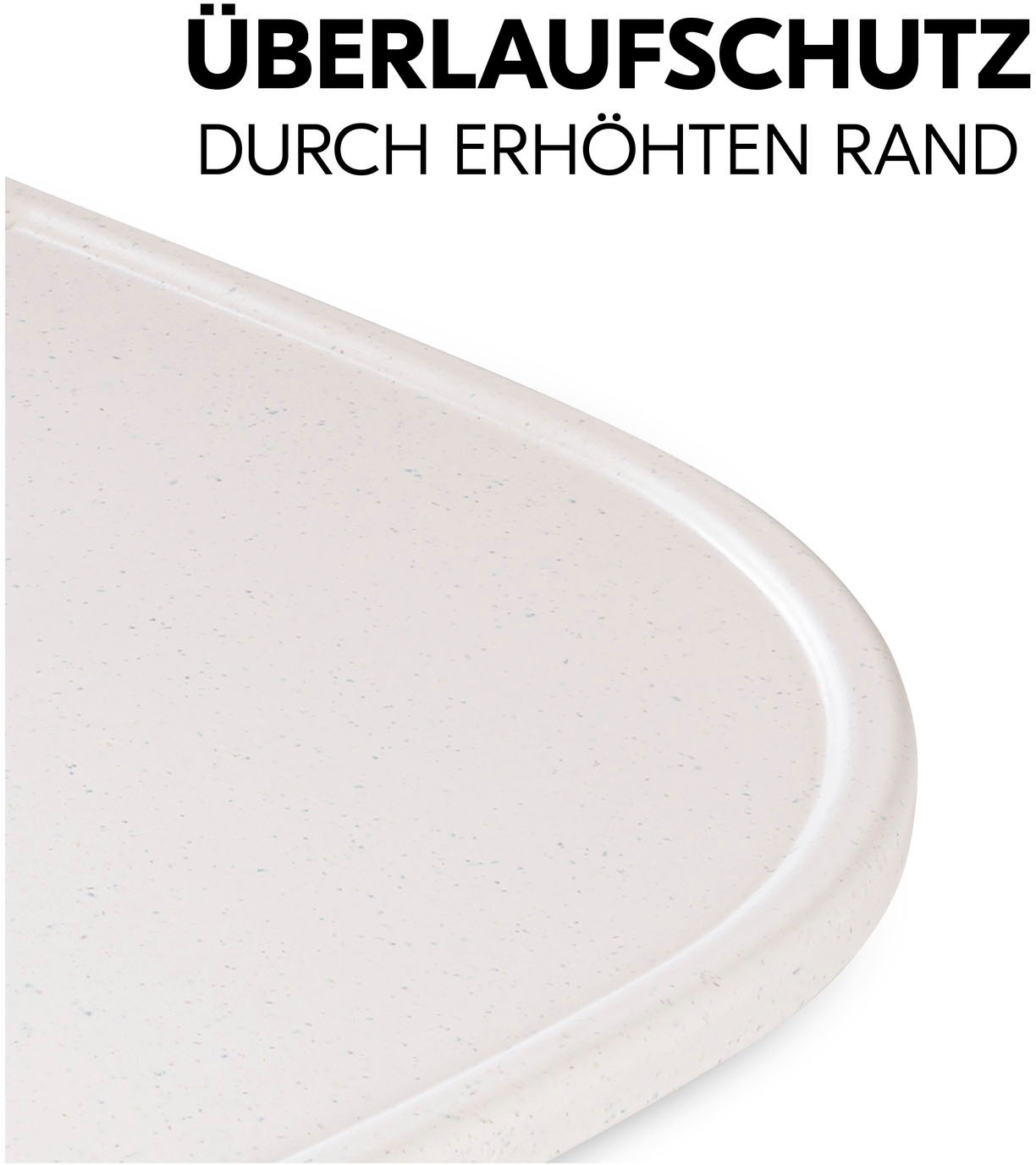 Hauck Plateau de chaise haute »Alpha Click Tray, Speckle Beige« aus recyceltem Material