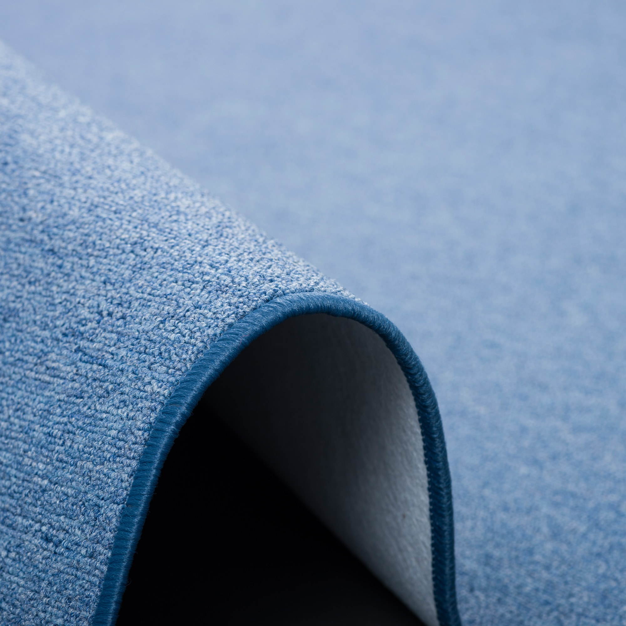 my home Teppich »Fortis, Schlinge, Made in Netherlands« rund 5 mm Höhe Uni Farben, gekettelt, strapazierfähig, Wohnzimmer