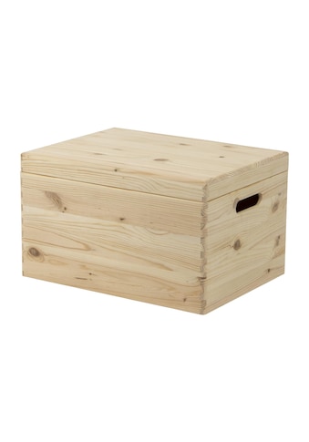 Holzkiste »Stapelbox mit Deckel,«