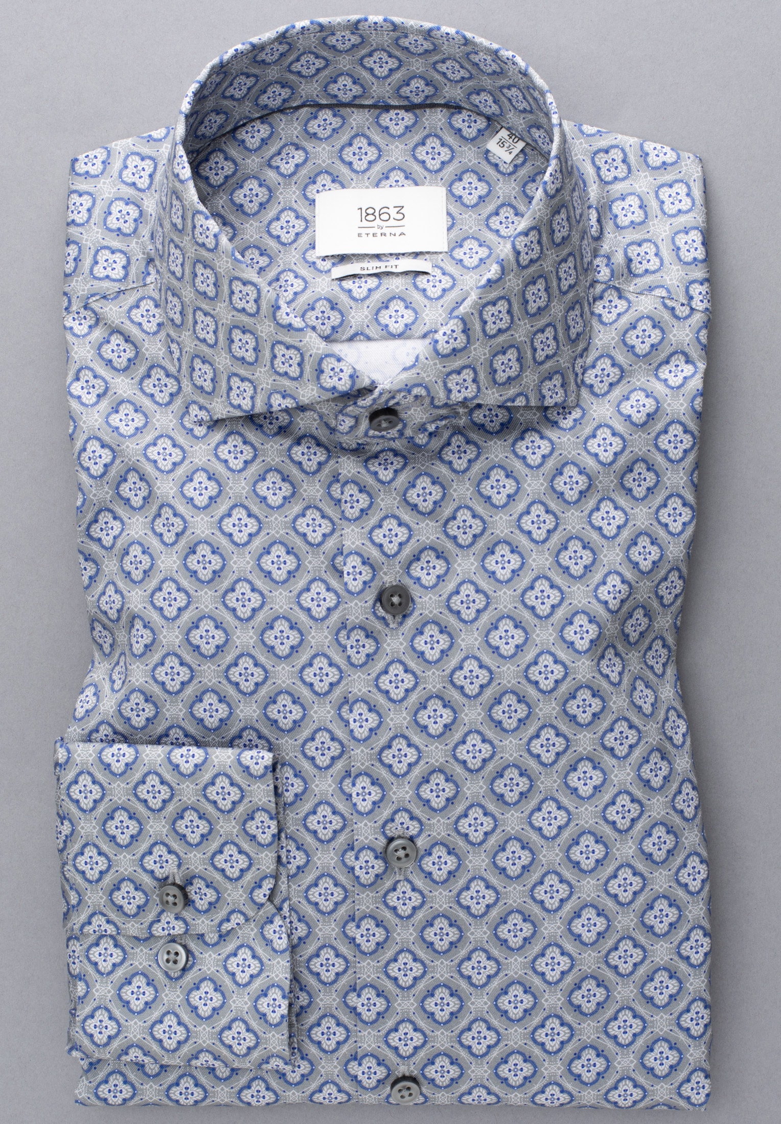 Eterna Langarmhemd »SLIM FIT«, NON IRON (bügelfrei)