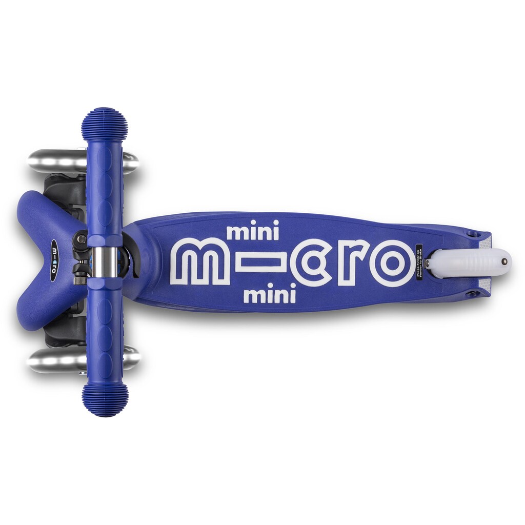 Micro Mobility Scooter »Kickboard Mini Micro Deluxe Blue White (LED)«
