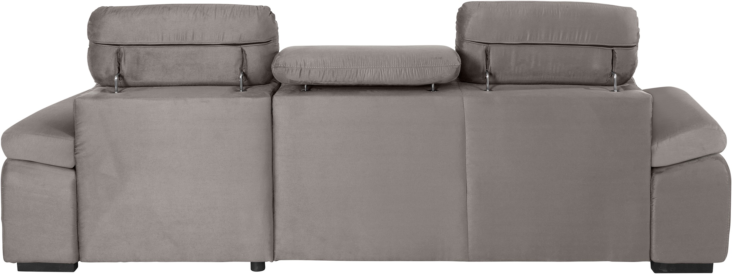 COTTA Ecksofa »Lola L-Form mit Kopfteilfunktion & Hocker«, (Set, mit Hocker), wahlweise mit Bettfunktion, Bettkasten & Armteilverstellung
