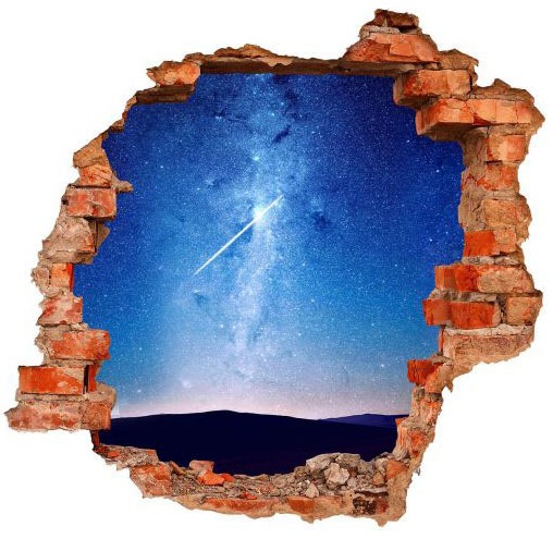 Image of Wall-Art Wandtattoo »Sterne Sticker 3D Mond Himmel«, (1 St.) bei Ackermann Versand Schweiz