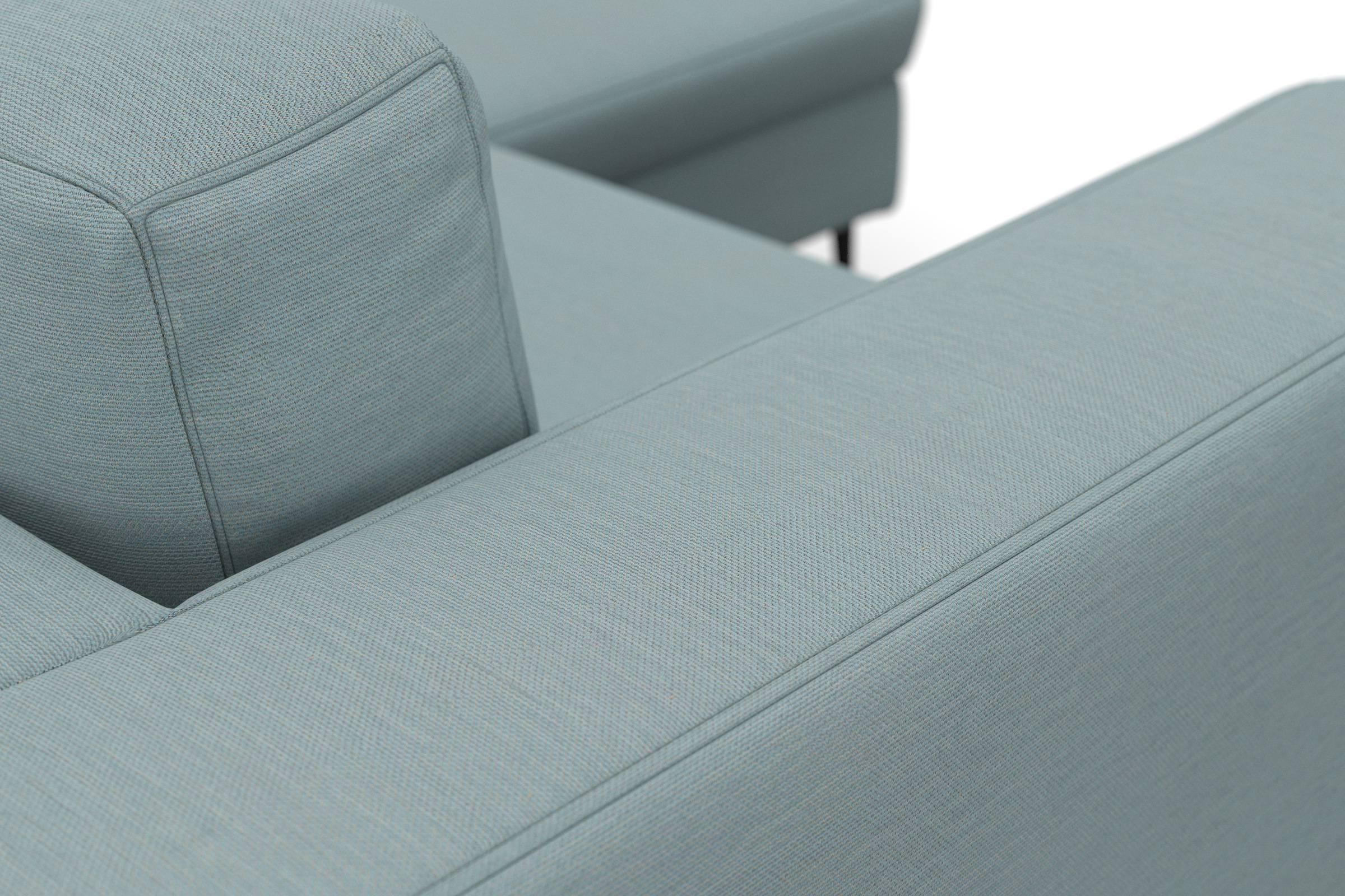 DOMO collection Ecksofa »Modica kompakt und elegant, Breite 244, L-Form«, moderne Optik mit extrabreiter Recamiere, auch in Cord