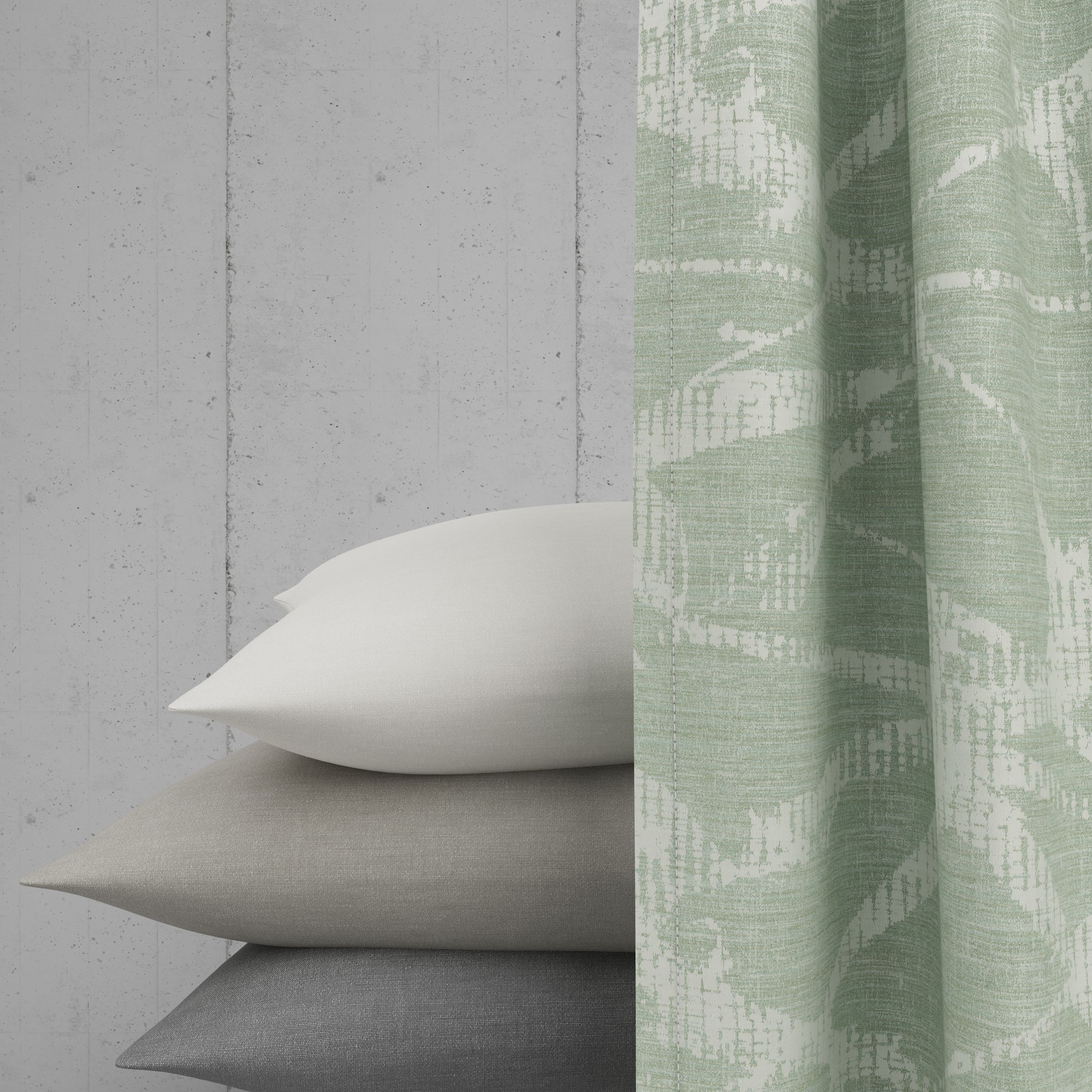 Neutex for you! Rideau »BELUGA« Œillet 1 cuis tlg. jacquard avec motif intégral