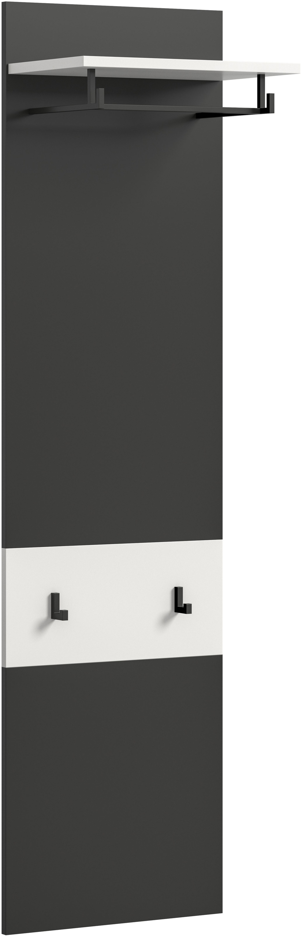 INOSIGN Garderobenpaneel »REHAT, TOPSELLER!, Höhe 165 cm, Hutablage, 2 Haken, Garderobenstange« in verschiedenen Farben erhältlich, 1 Stk. tlg. Paneel, Wandboard, Garderobe, Garderobenleiste, Garderobenboard