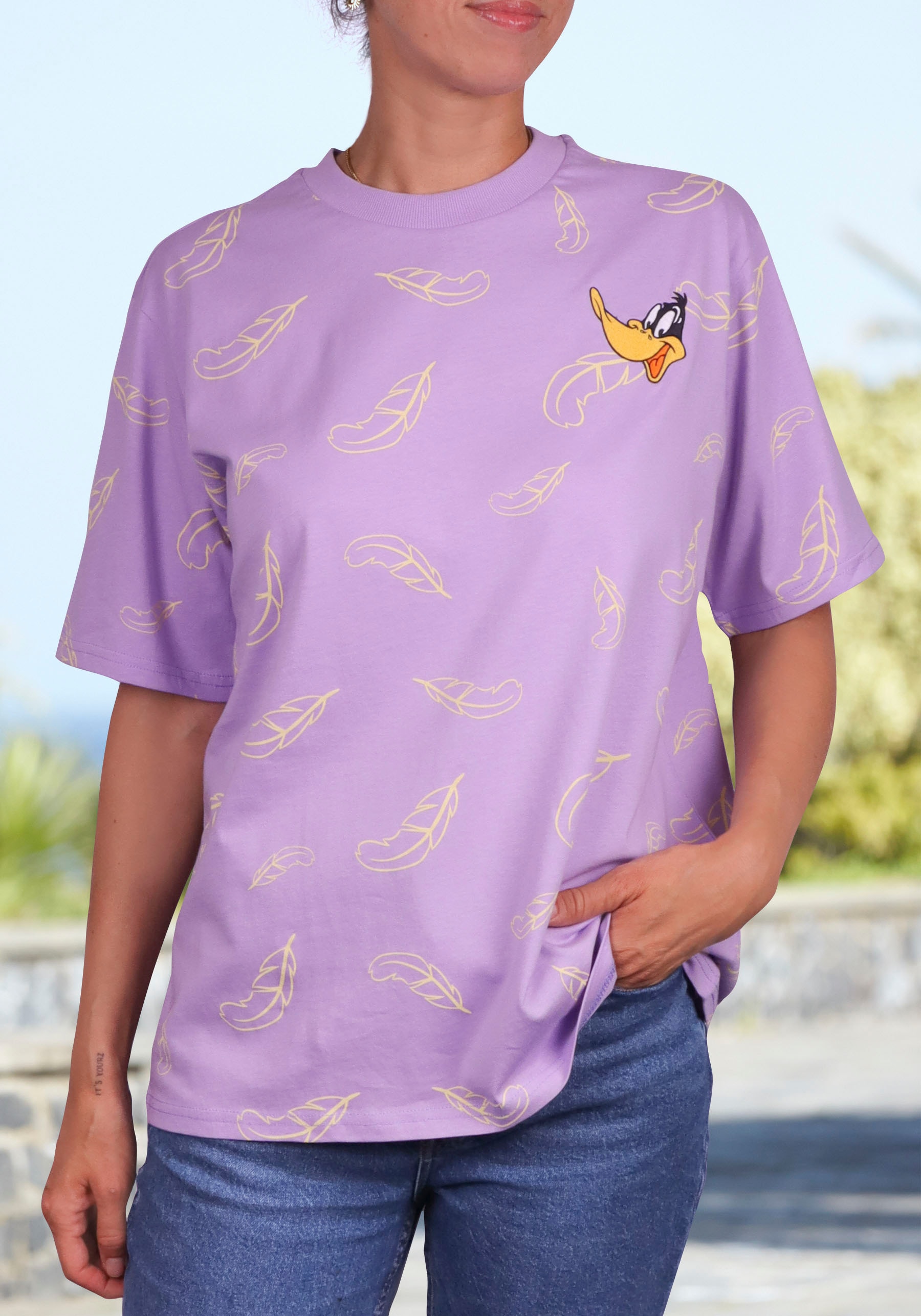 New T-Shirt, Duck Rückendruck York Capelli Duffy ♕ kaufen versandkostenfrei