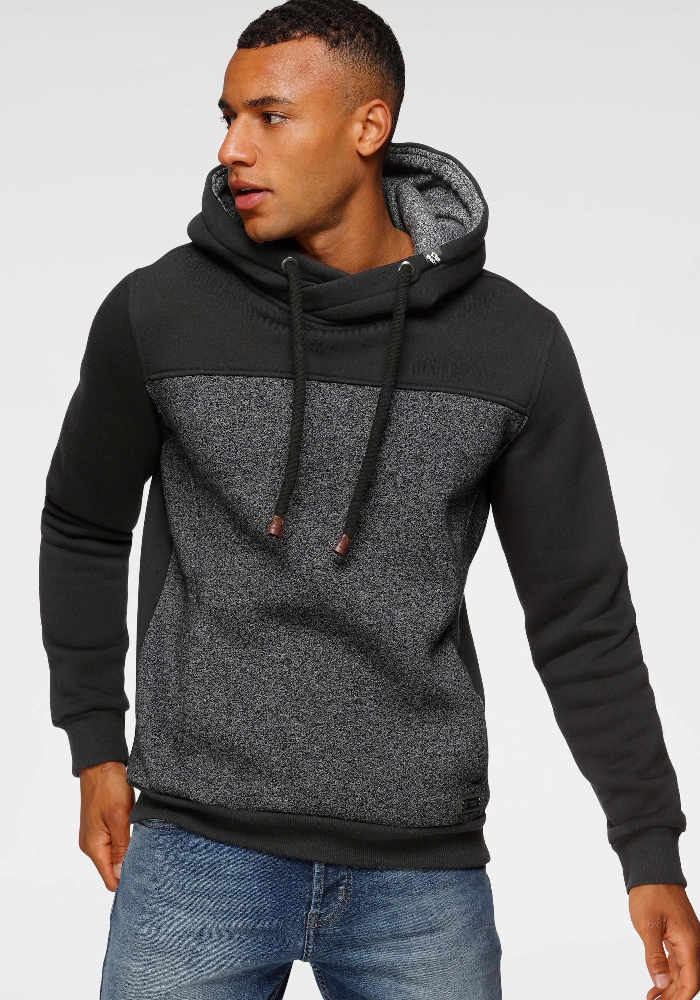 Image of Cipo & Baxx Kapuzensweatshirt, Color Blocking