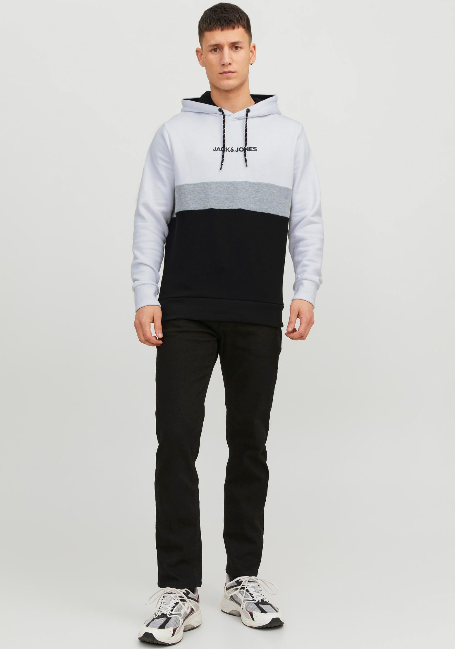 Jack & Jones Kapuzensweatshirt »JJEREID BLOCKING SWEAT HOOD NOOS«