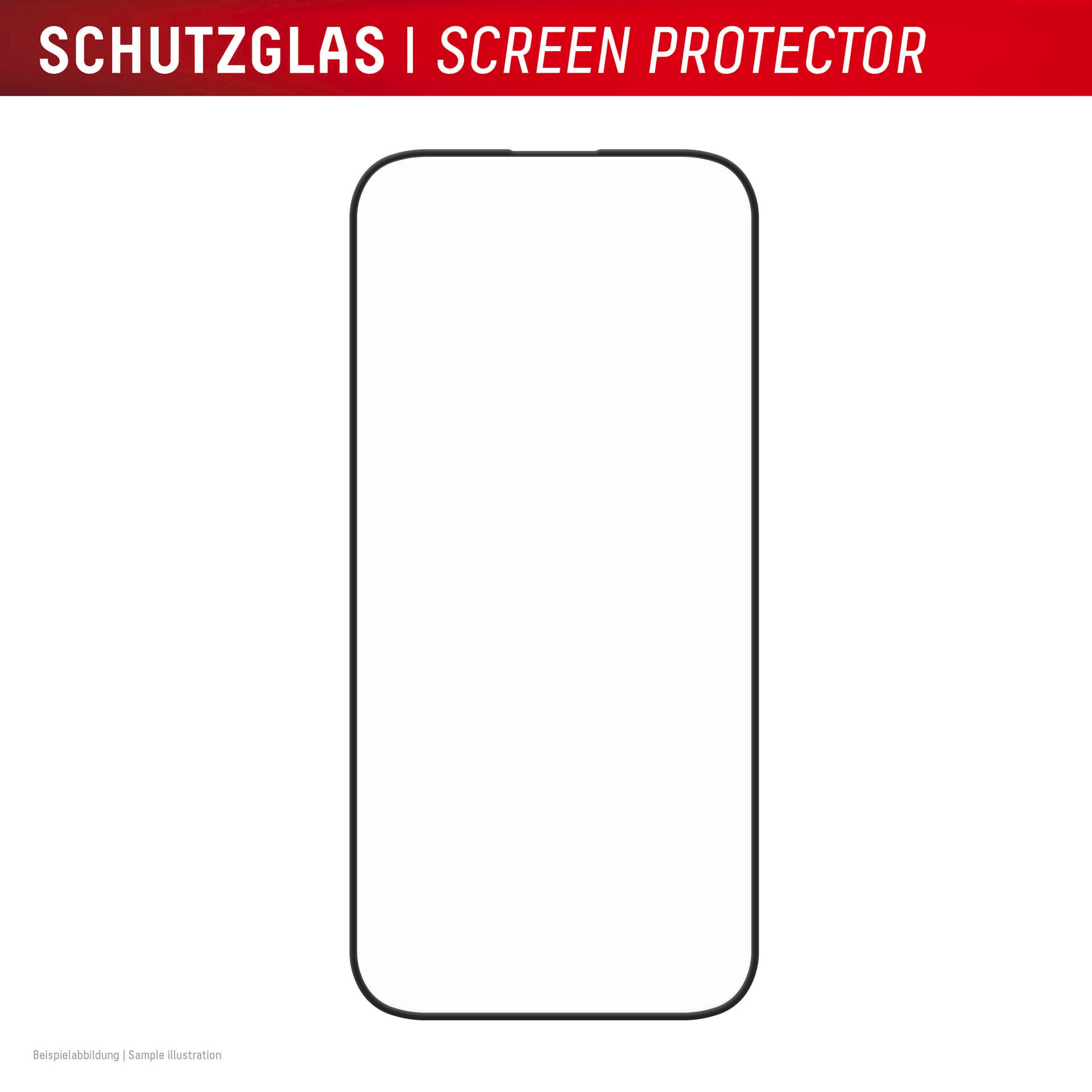 Displex Displayschutzglas »Premium Glass Full Cover Anti-Reflex«, für Apple iPhone 16 Pro, (1 St.), Displayschutzfolie, Schutzfolie, Bildschirmschutz, kratz- & stossfest