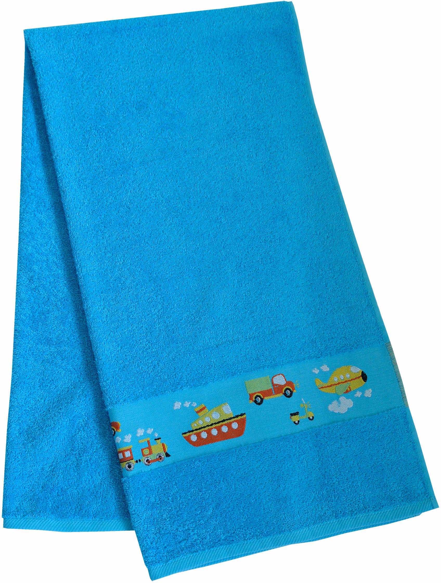 Dyckhoff Badetuch "Auto" mit toller Bordüre und Auto Motiven