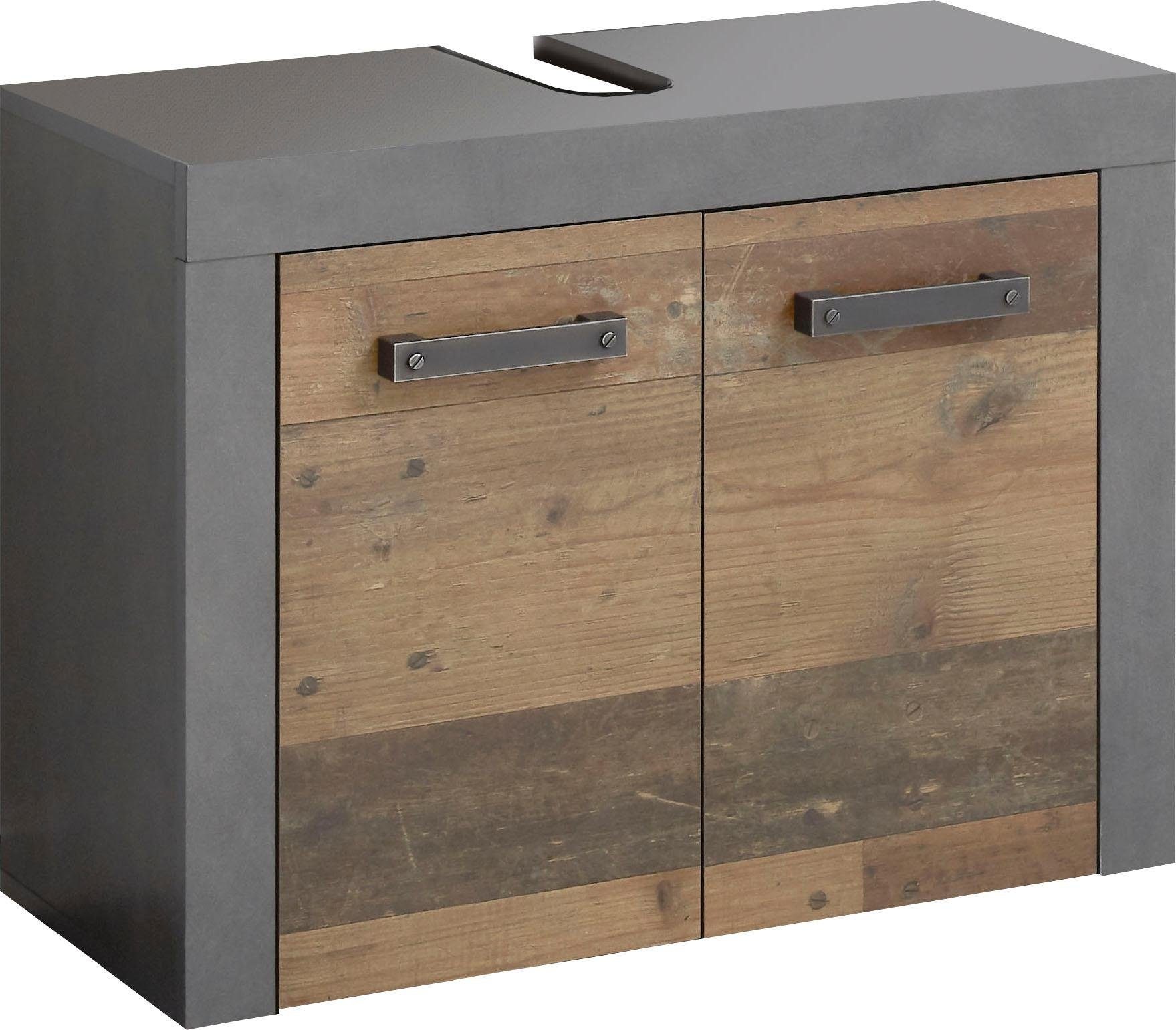 Image of trendteam Waschbeckenunterschrank »Indy«, moderner Industrial Style bei Ackermann Versand Schweiz