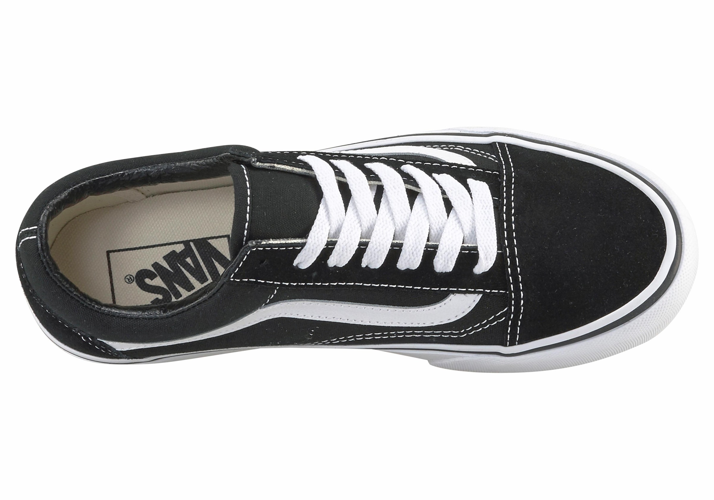 Vans Plateausneaker »Old Skool Platform«, aus textilem Canvas-Material