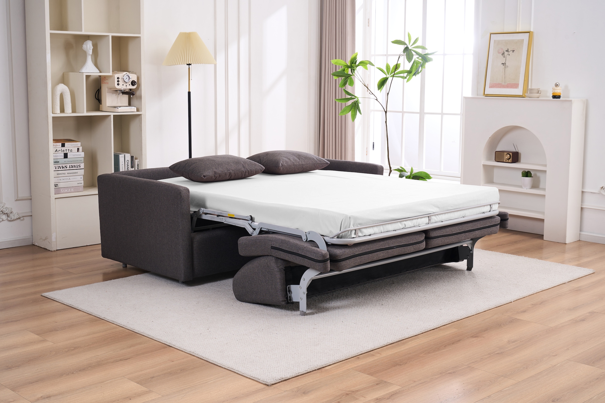Image of ATLANTIC home collection Schlafsofa "Robin, B: 168cm" mit Matratze und Zierkissen, Dauerschläfer