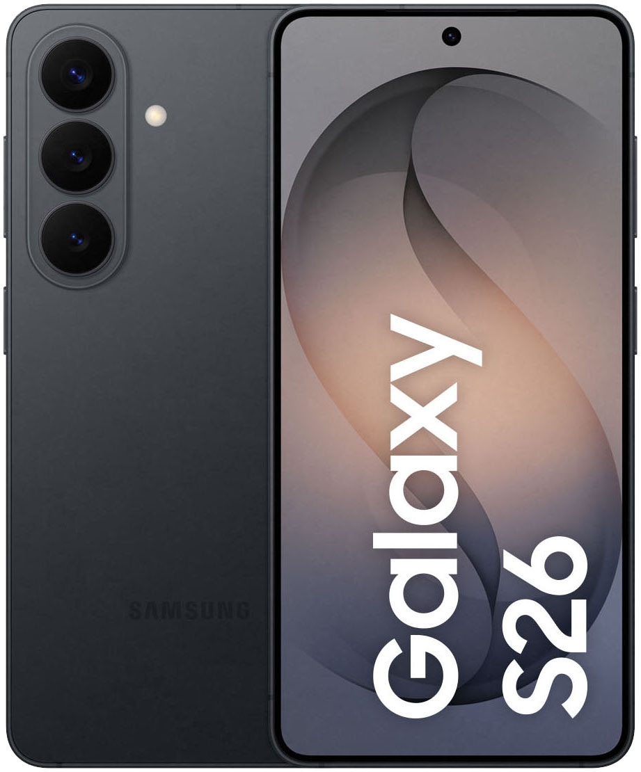 Image of Samsung Smartphone "Galaxy S26" black Galaxy AI, in mehreren Ausführungen