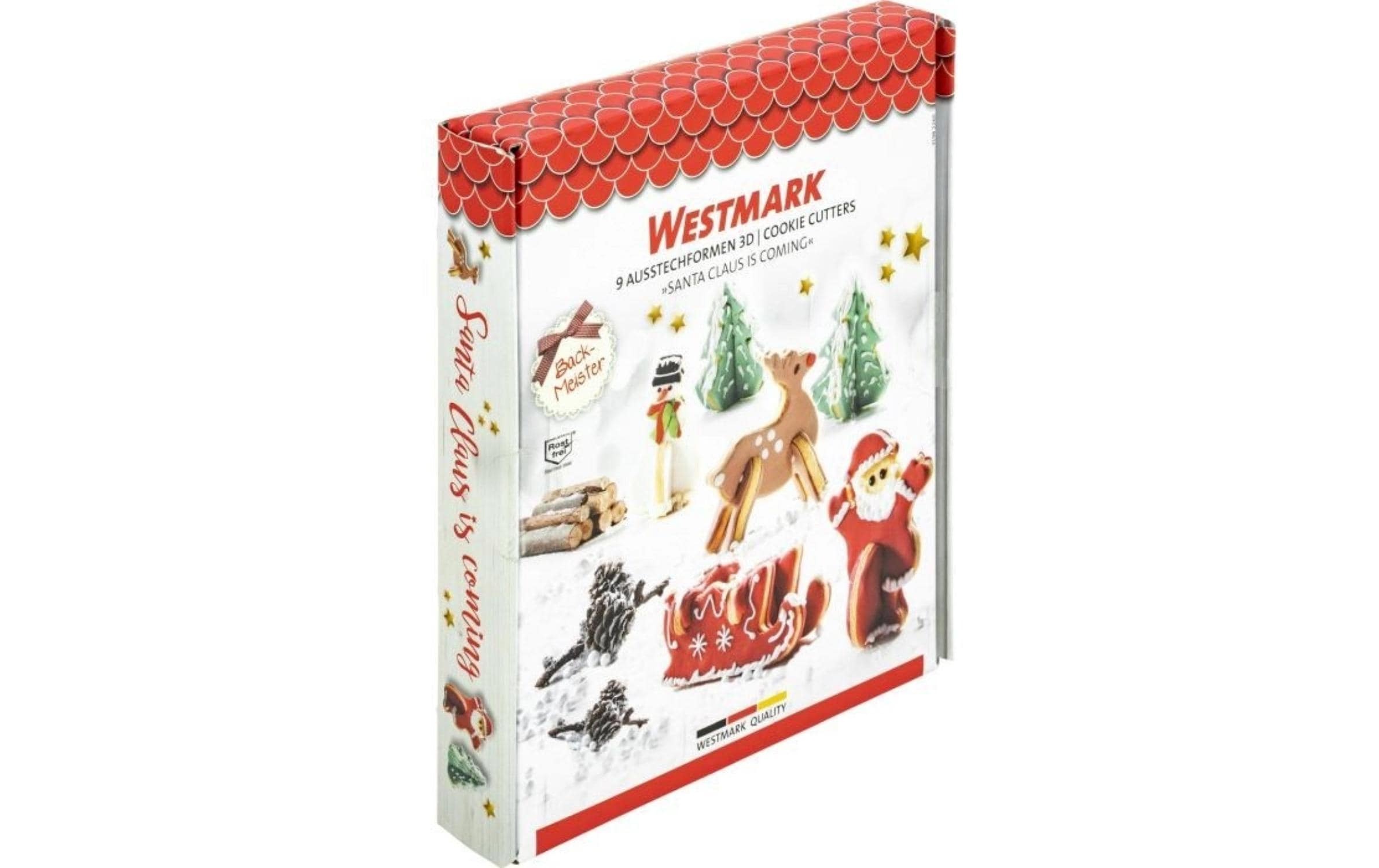 WESTMARK »Westmark 9-tlg. 3D Set Santa Claus is coming Ausstechformen« Set, 