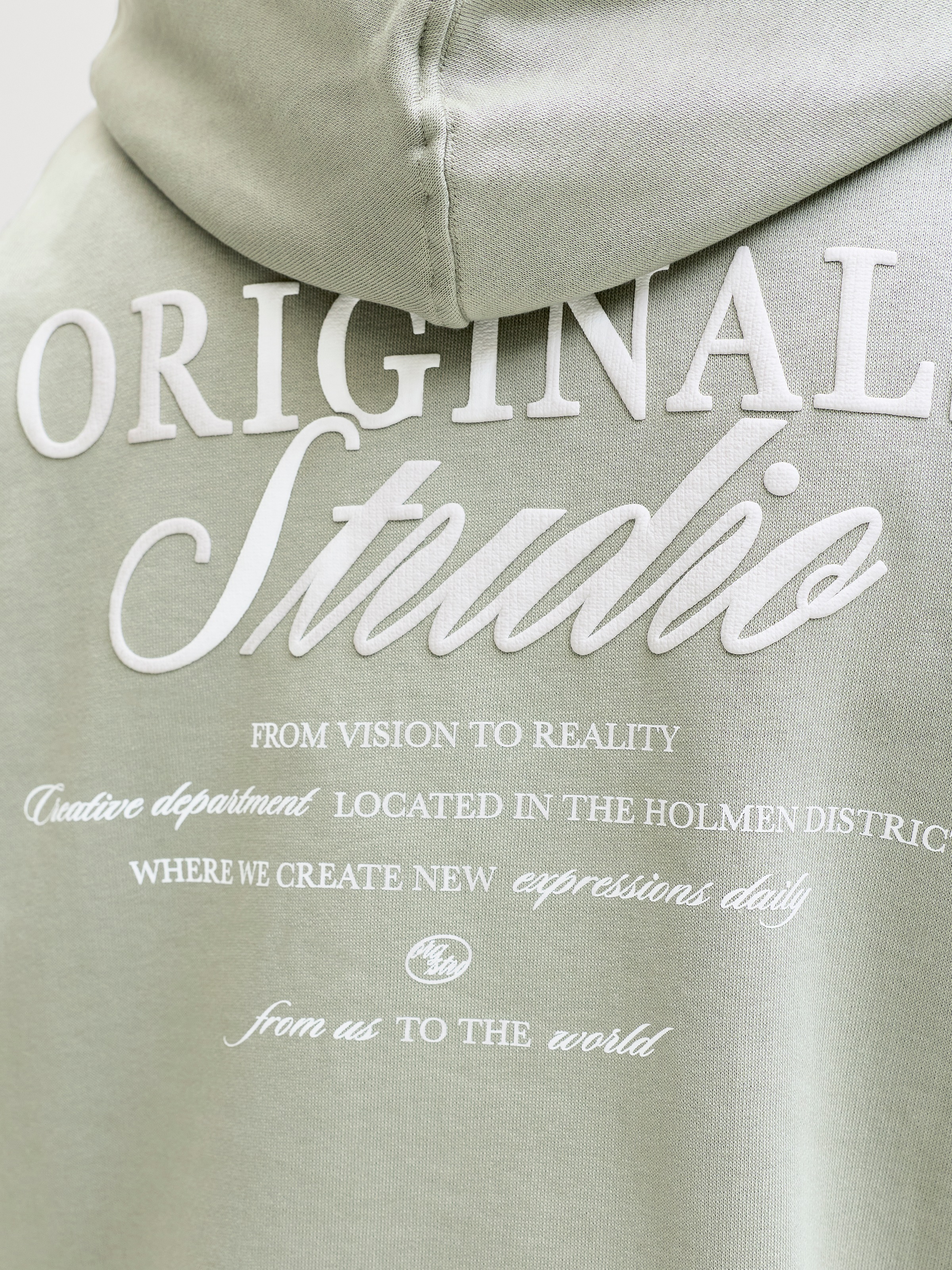 Jack & Jones Junior Kapuzensweatshirt »JORNORREBRO TYPO BACK SWEAT HOOD SN JNR«, Baumwollmischung, relaxed fit, Langarm
