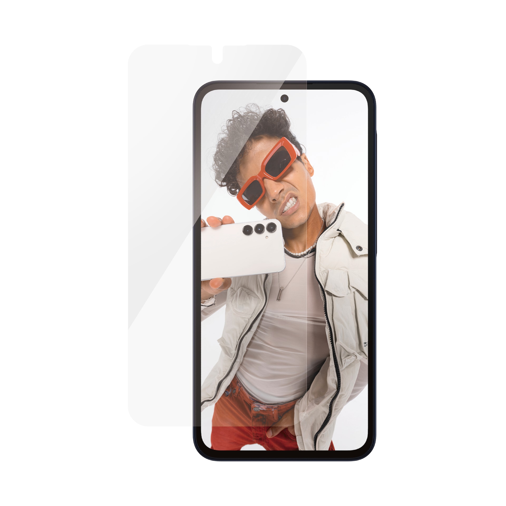 SAFE by PanzerGlass Displayschutzglas »Ultra Wide Fit Screen Protector«, für Samsung A35 5G, Displayschutzfolie, Displayschutz, Bildschirmschutz stossfest kratzfest