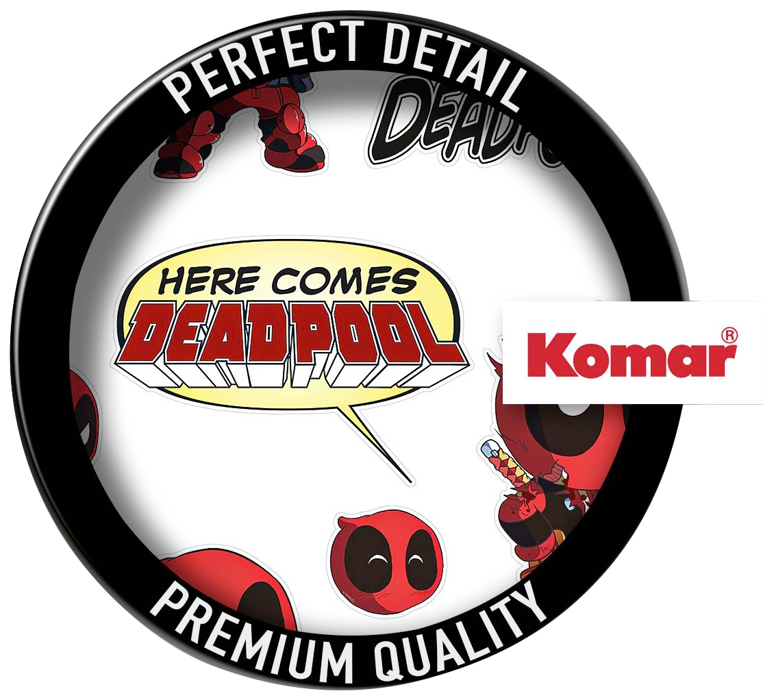 Komar Wandtattoo »Deadpool Cute - Grösse 50 x 70 cm«, (12 St.), selbstklebend, Wandsticker, Kinderzimmer