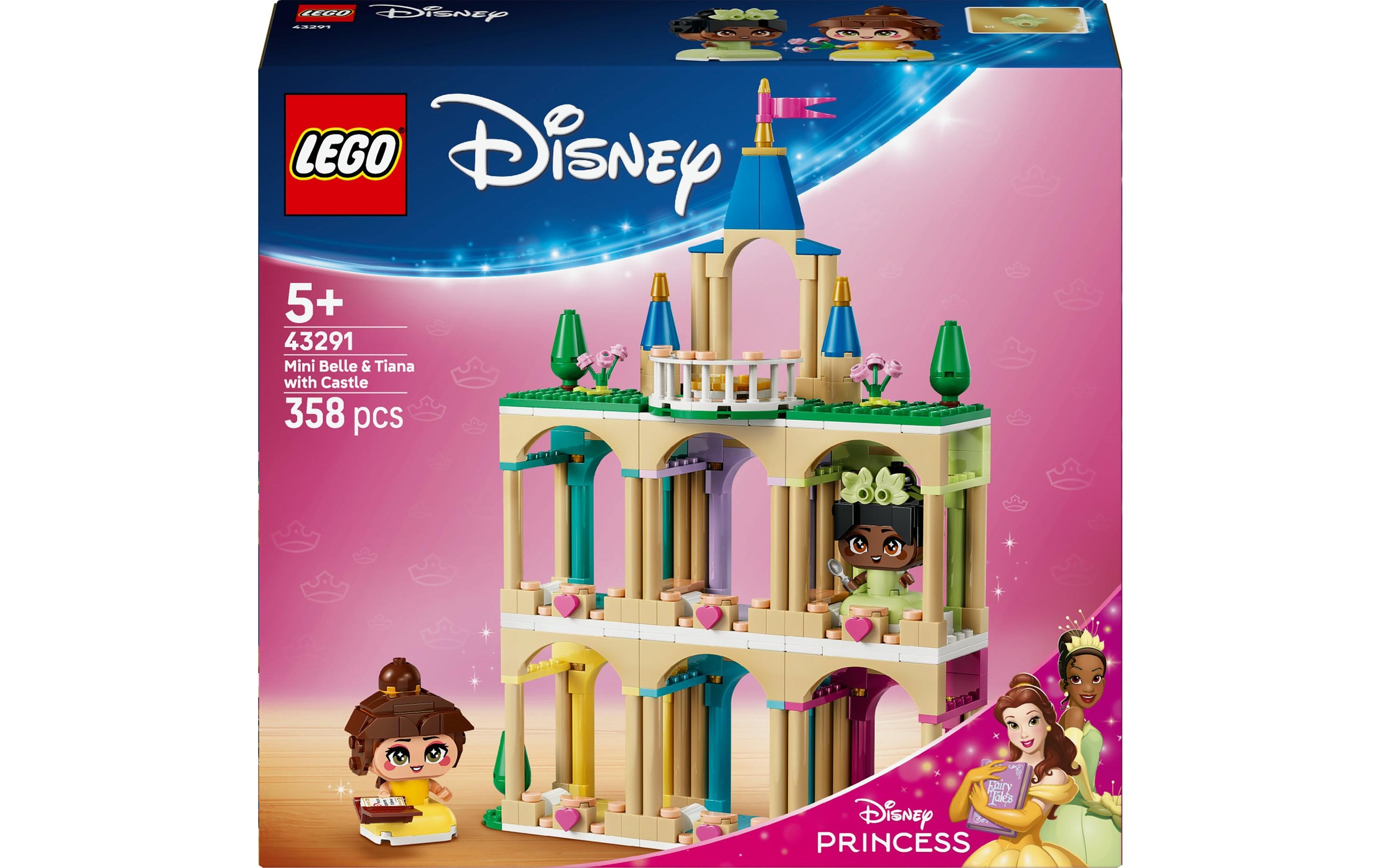 Image of Konstruktionsspielsteine "Disney Princess Die Mini-Prinzessinnen Belle und Tiana 43291" Kategorie: Disney