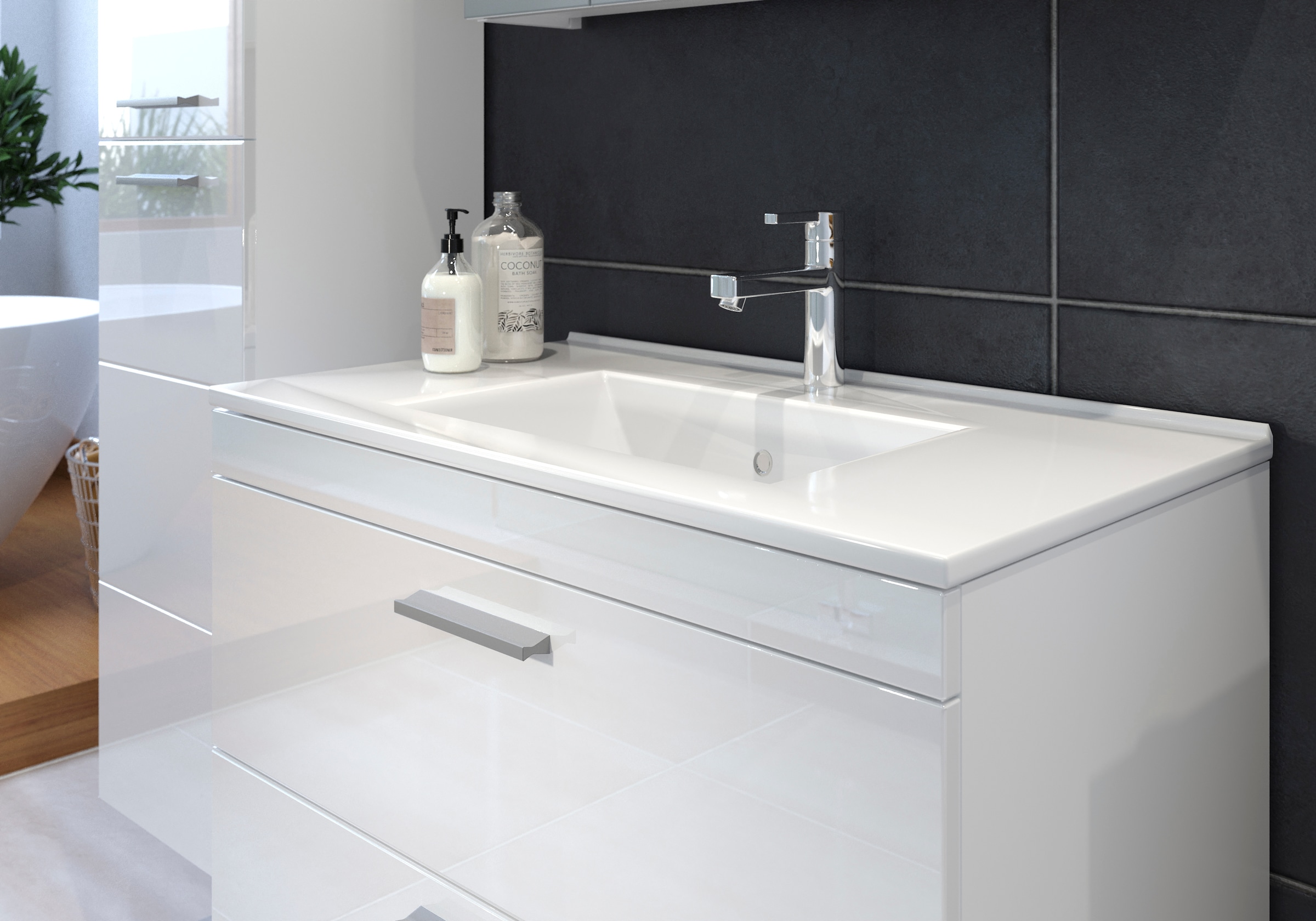 welltime Badmöbel-Set »Dormoletto« 2 Stk. tlg.