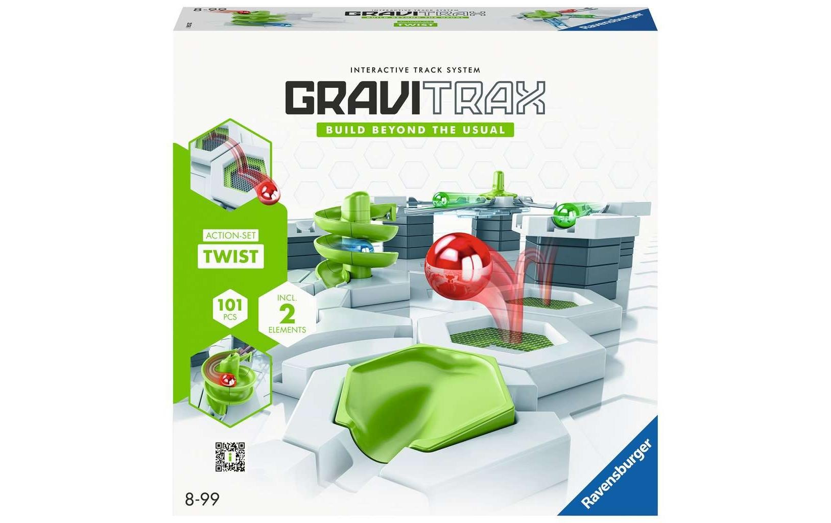 Ravensburger Kugelbahn »GraviTrax Action-Set Twist«, (101 tlg.)