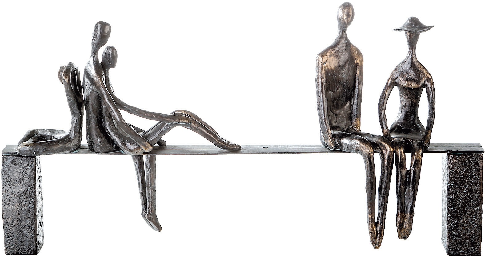 Image of Casablanca by Gilde Dekofigur "Skulptur Leisure" Dekoobjekt, Höhe 23 cm, mit Spruchanhänger, Wohnzimmer