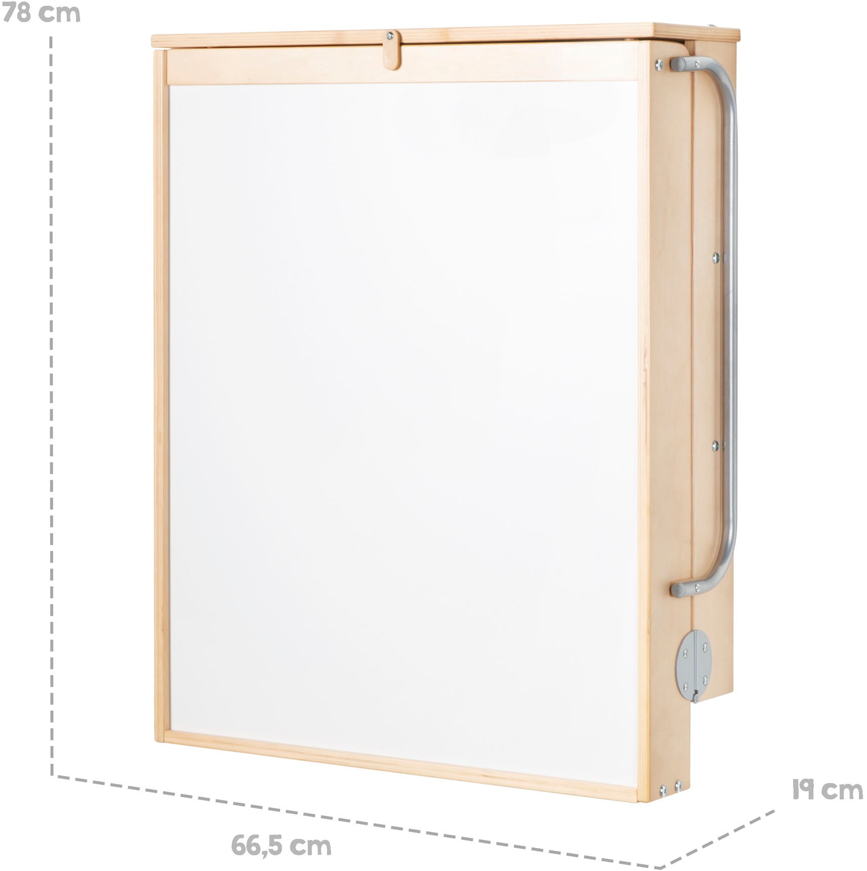 roba® Wickelregal »Wandwickelregal klappbar, inkl. Wickelunterlage roba Style grau«, bis 15 kg, zur Montage an die Wand, 67 cm