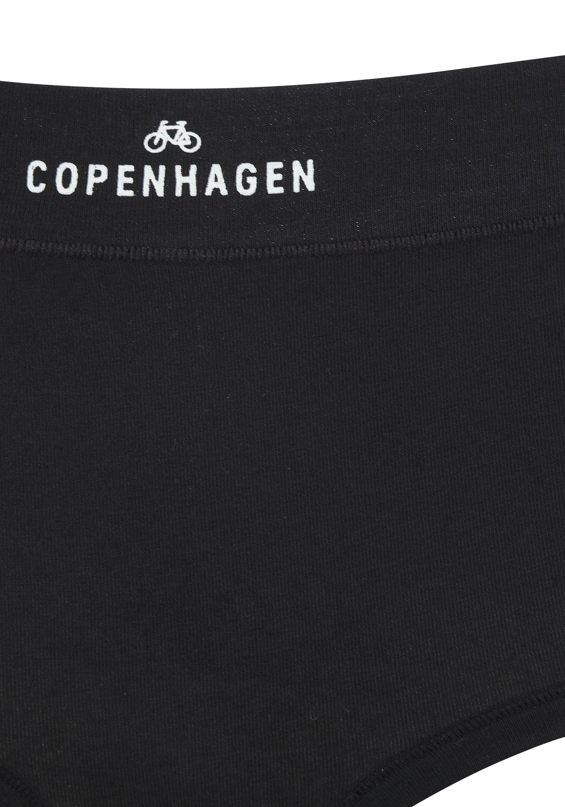 Copenhagen Studios Panty »mit Logodruck am Bund«, (3er-Pack), aus softer Bio-Baumwollqualität
