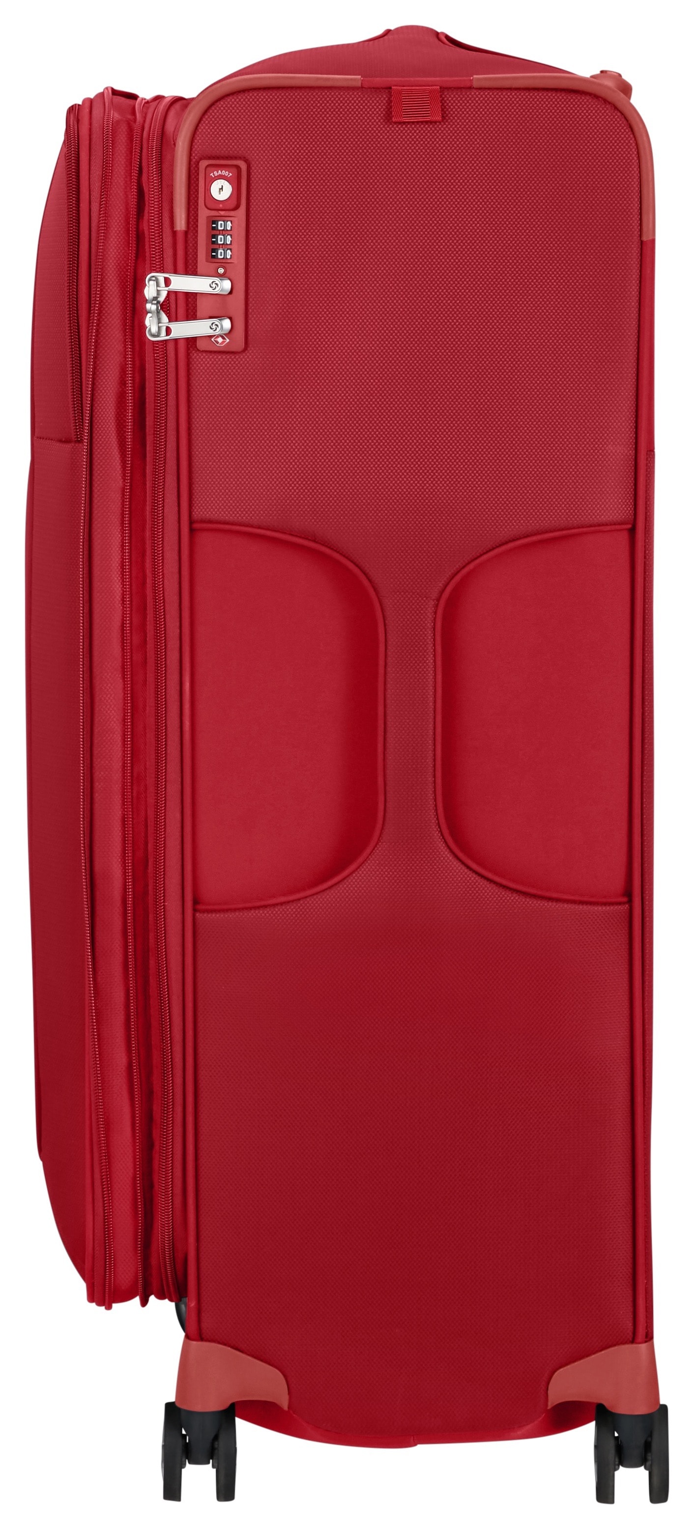 Samsonite Weichgepäck-Trolley »D'LITE, verschiedene Grössen und Farben«, 4 Rollen, Hartschalen-Koffer Reisekoffer TSA-Zahlenschloss Volumenerweiterung