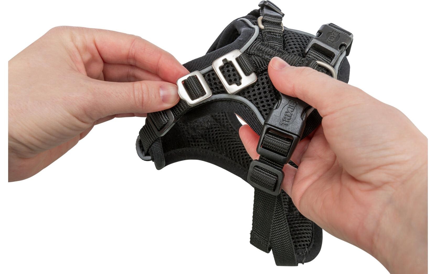 TRIXIE Hunde-Geschirr »Premium FlexMesh Geschir L« Mesh Geschirr mit spezellem Schnitt für kurze, kompakte Hunde