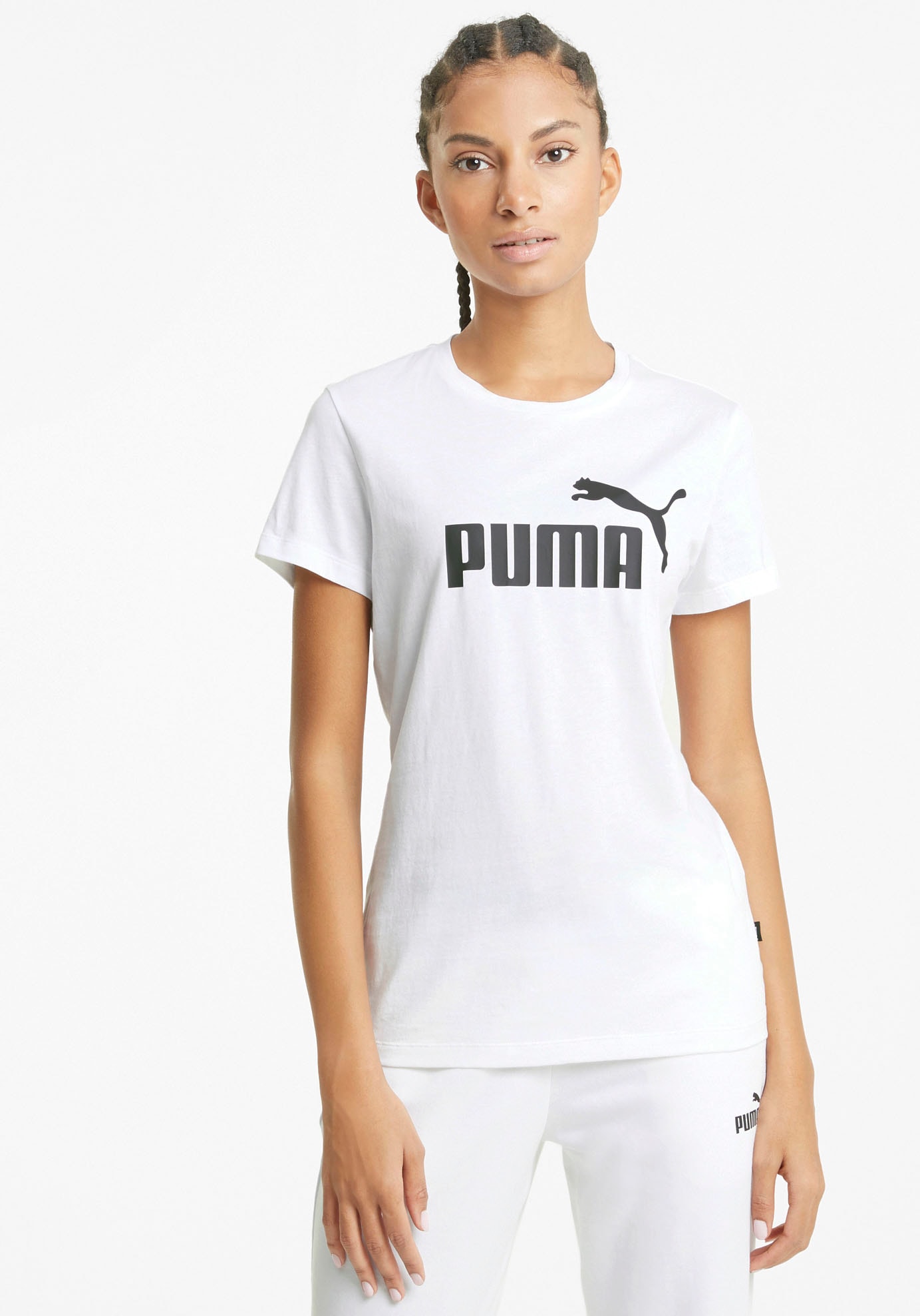 Image of PUMA T-Shirt "ESS LOGO TEE" Regular Fit, Kurzarm, sportlicher Look
