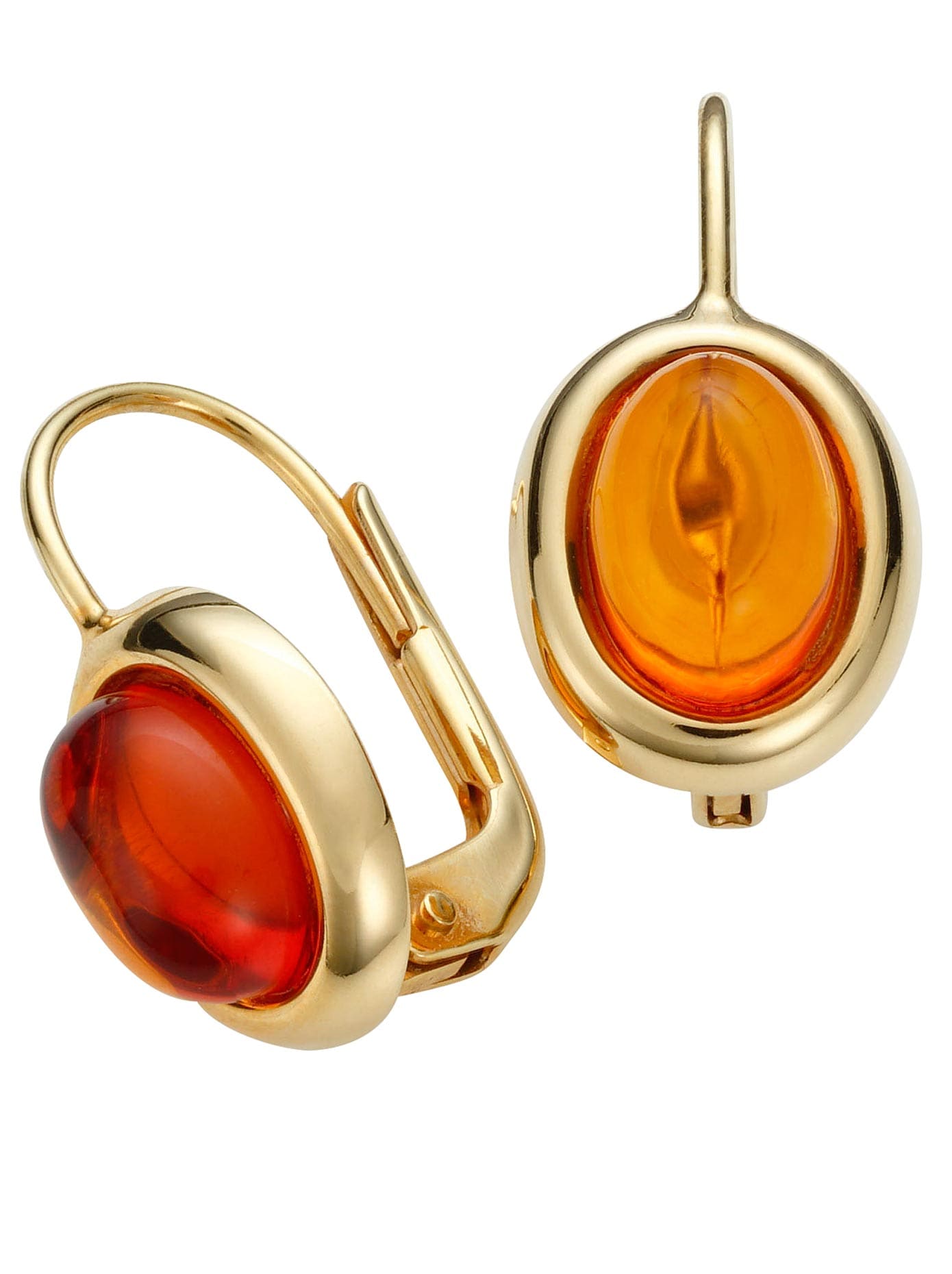 Ohrhänger aus 375er Goldfarben