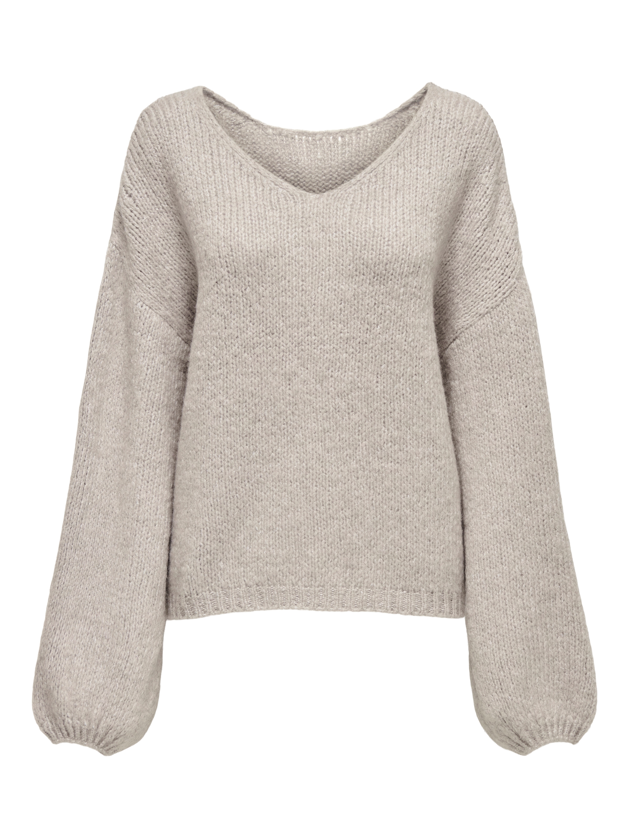JDY Pull col V »JDYDINEA L/S REVERSIBLE PULLOV. KNT NOOS« der V-Ausschnitt kann vorn und hinten getragen werden