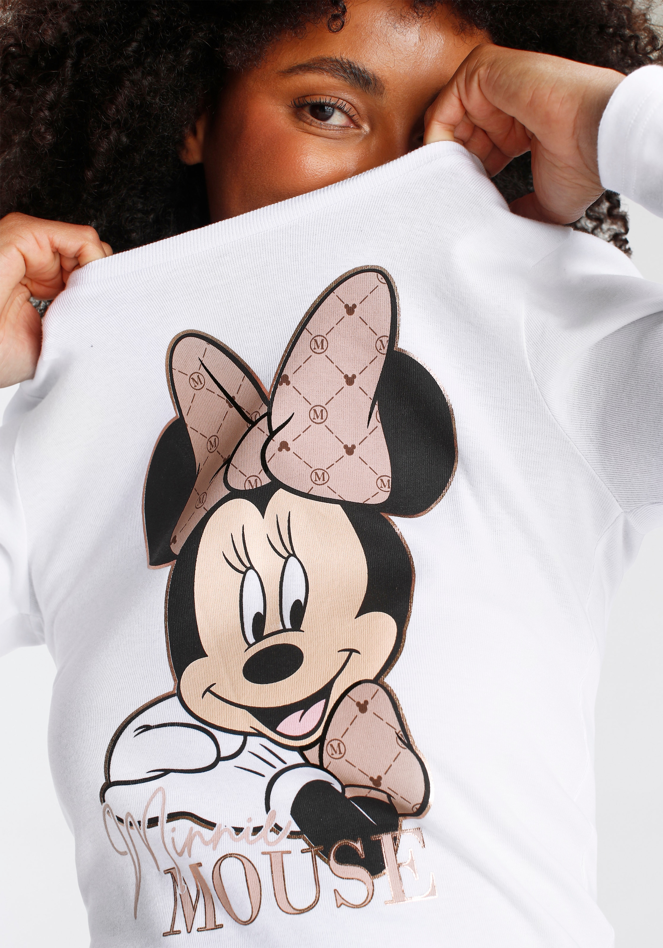 KangaROOS Langarmshirt, mit lizensiertem Mickey Mouse Druck