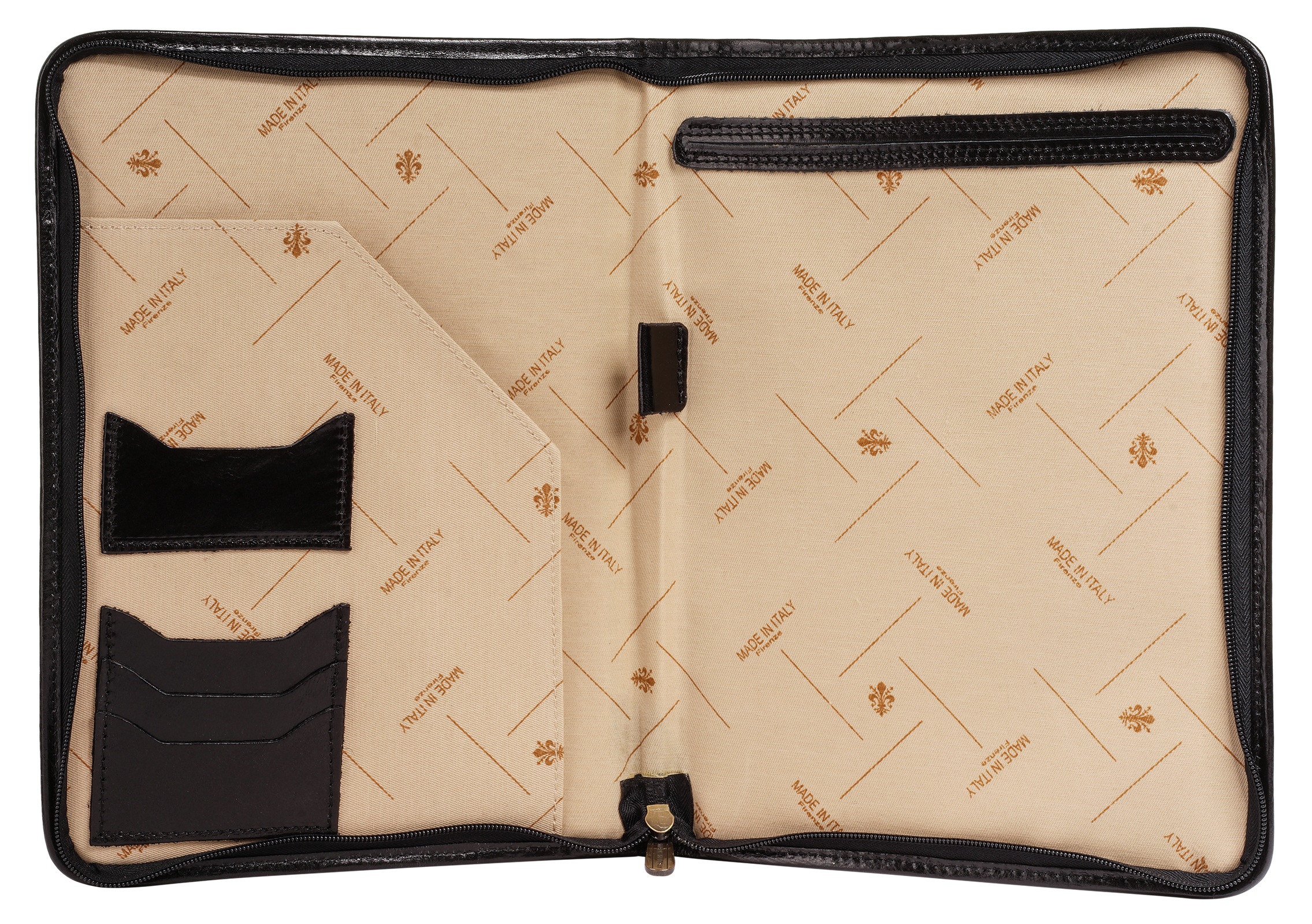 Piké Dokumententasche "PIKÉ Herren, Damen echt Leder, Made in Italy" echt Leder, Made in Italy