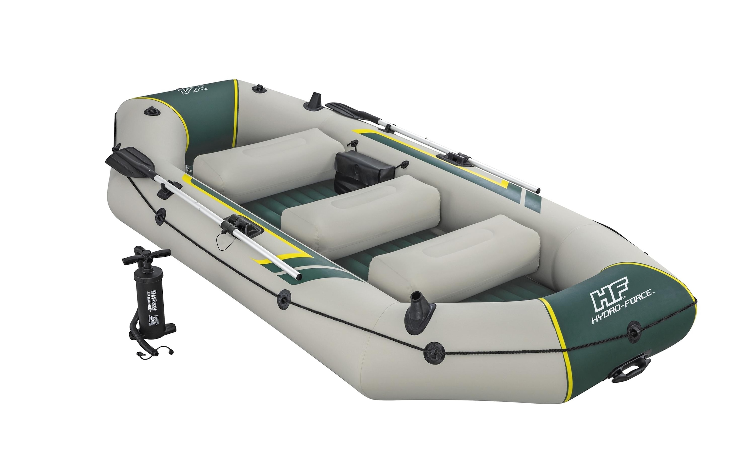 Bestway Schlauchboot »Gummiboot Ranger Elite X4« Stabiles Hydro-Force Boot für Ausflüge auf See und Fluss