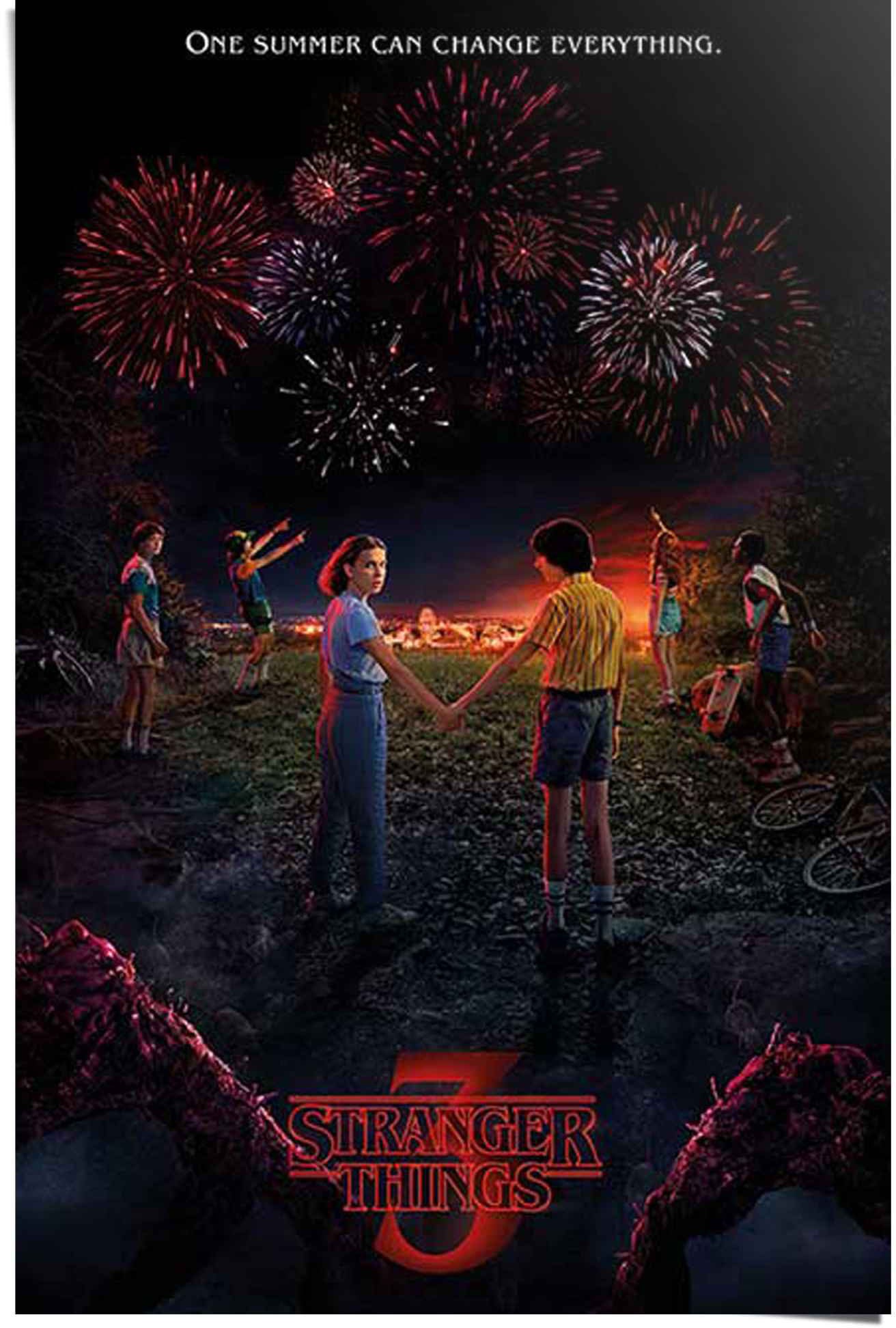Image of Reinders! Poster »Poster Stranger Things 3 One summer«, Serien, (1 St.) bei Ackermann Versand Schweiz